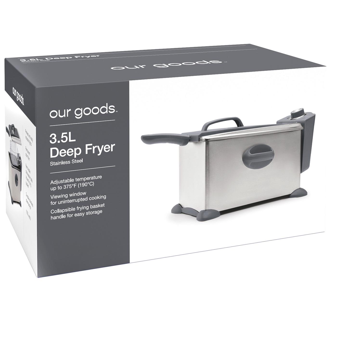 our goods Deep Fryer - Stainless Steel - Shop Cookers & Roasters