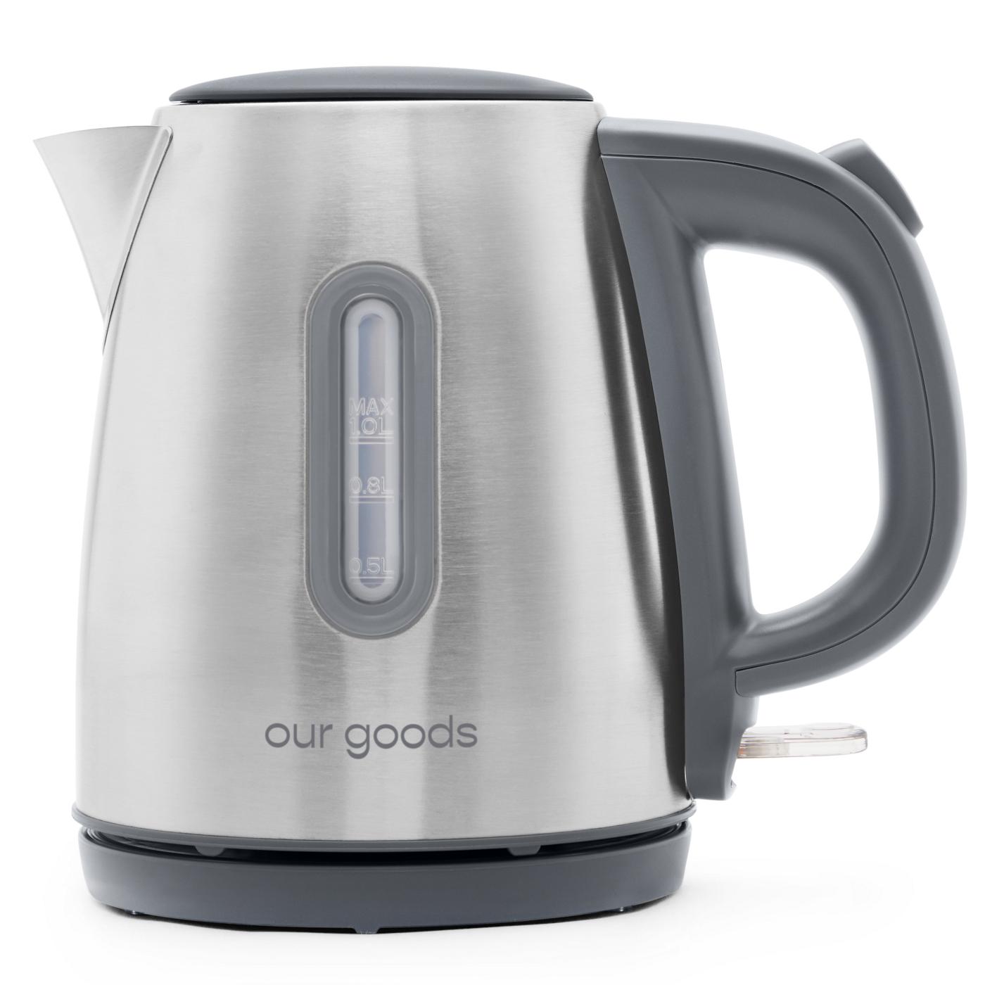 our goods Stainless Steel Water Kettle - Pebble Gray; image 1 of 4