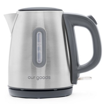 our goods Stainless Steel Water Kettle - Pebble Gray, 1 L