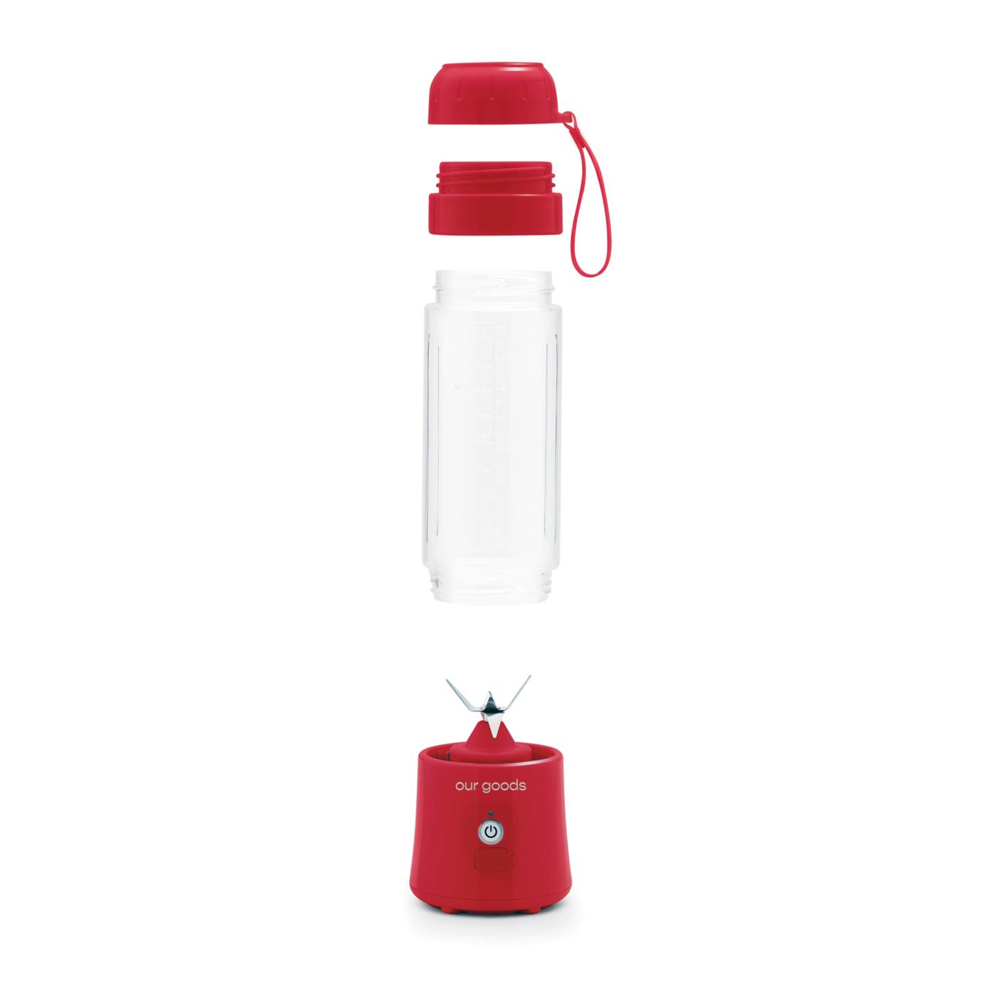 our goods Portable Blender - Scarlet Red; image 3 of 3