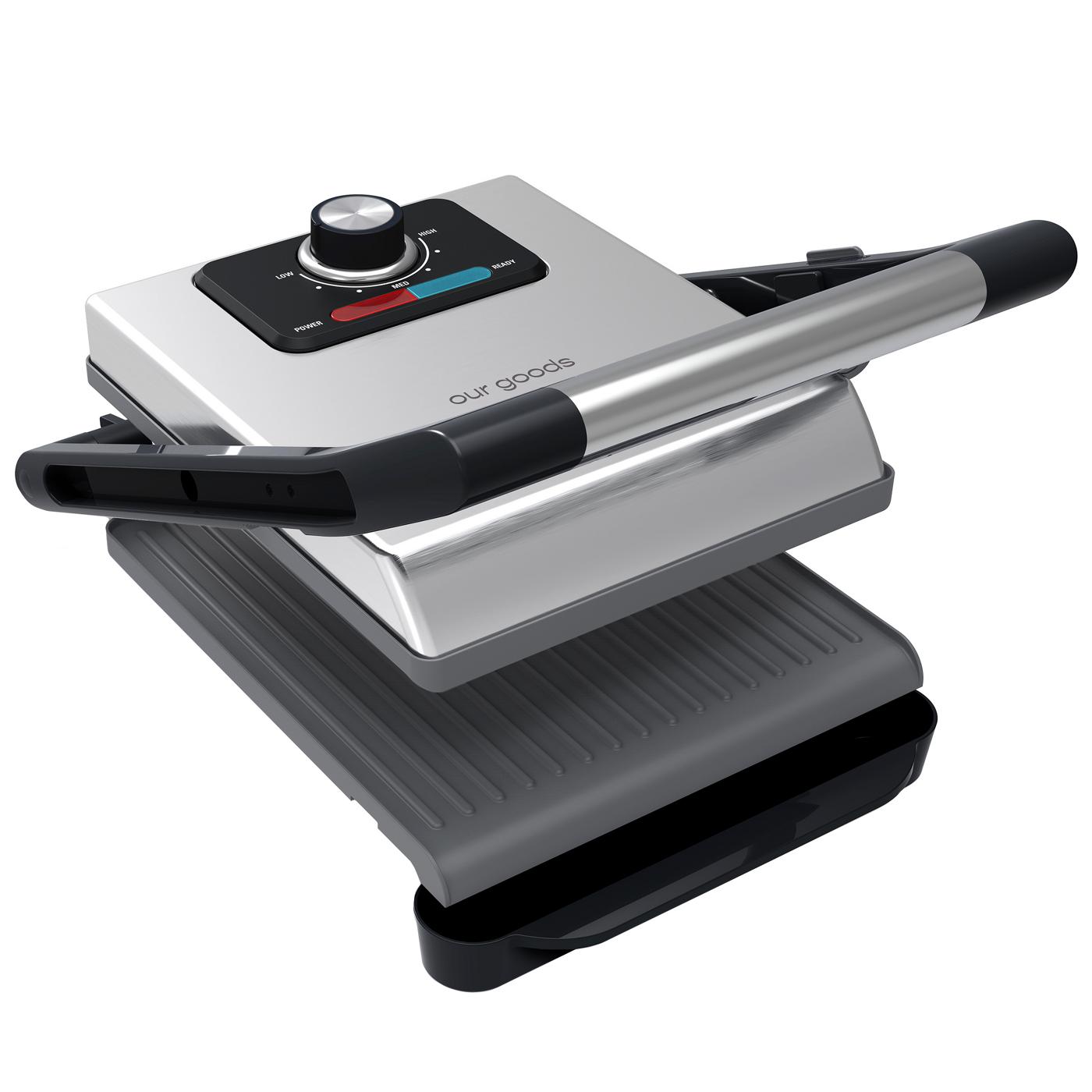 our goods Panini Grill - Stainless Steel; image 1 of 3
