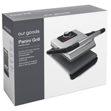 our goods Panini Grill - Stainless Steel