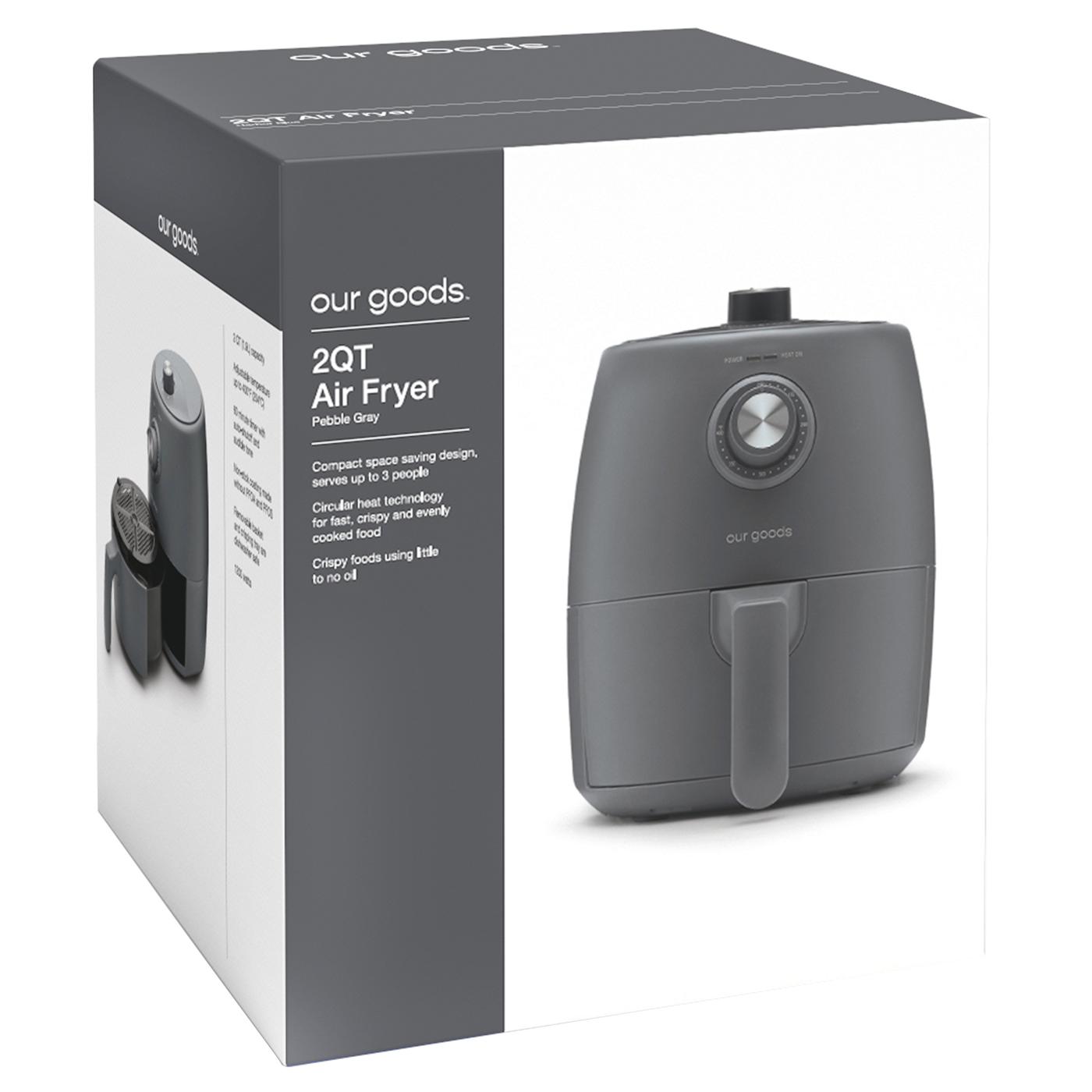 our goods Air Fryer - Pebble Gray; image 2 of 3