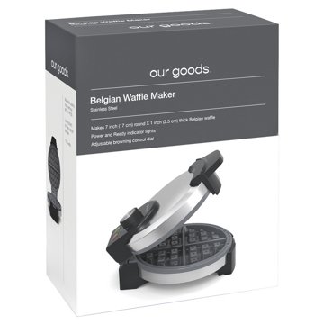 our goods Belgian Waffle Maker - Stainless Steel