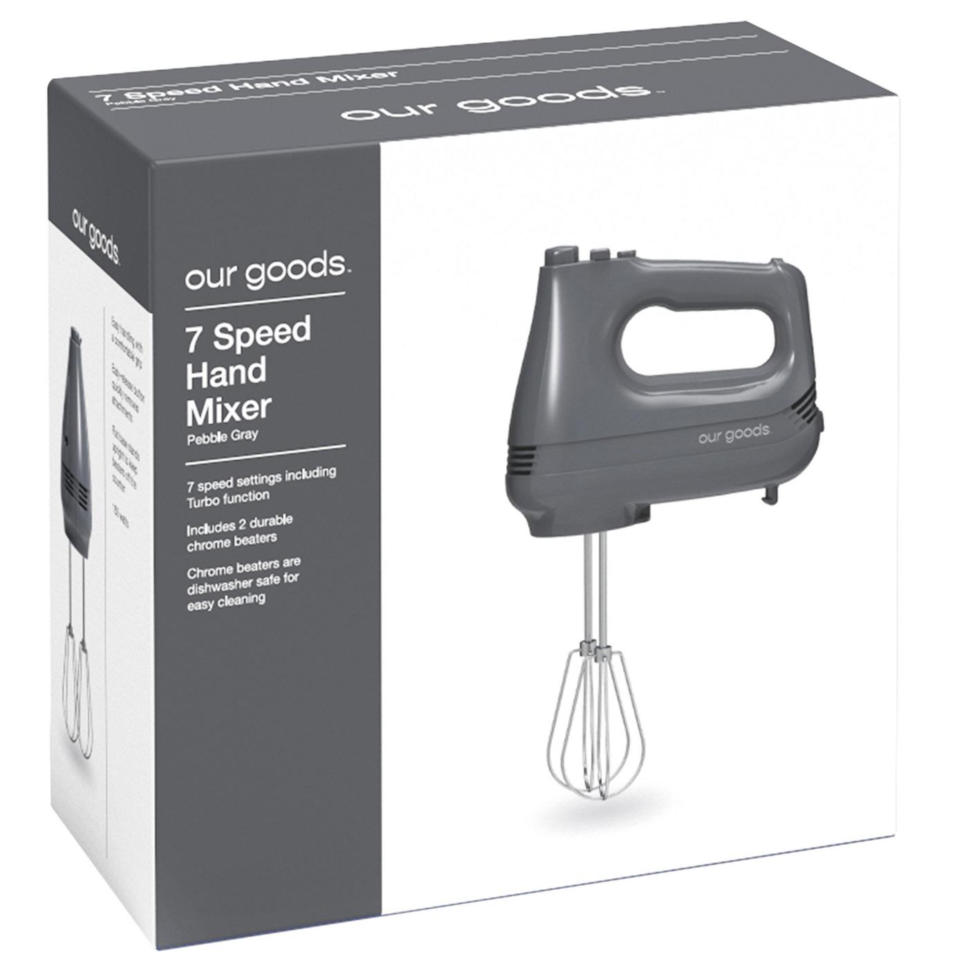 our goods Hand Mixer - Pebble Gray - Shop Blenders & Mixers at H-E-B