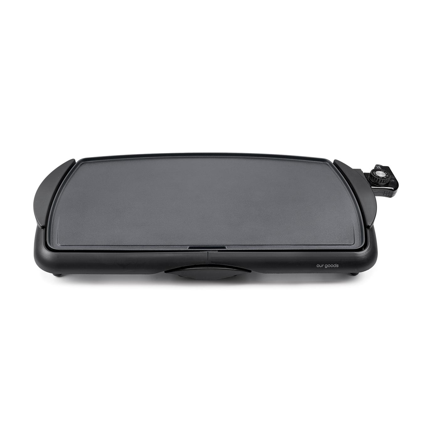 our goods Electric Griddle - Black; image 2 of 2