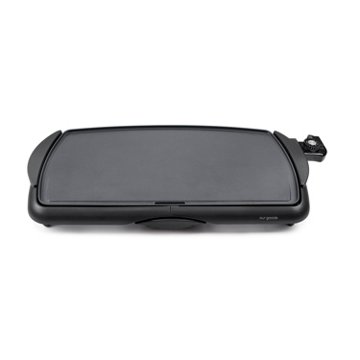 our goods Electric Griddle - Black, 10" x 20"