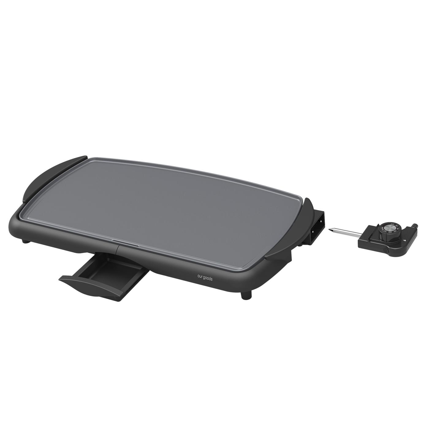 our goods Electric Griddle - Black; image 4 of 4