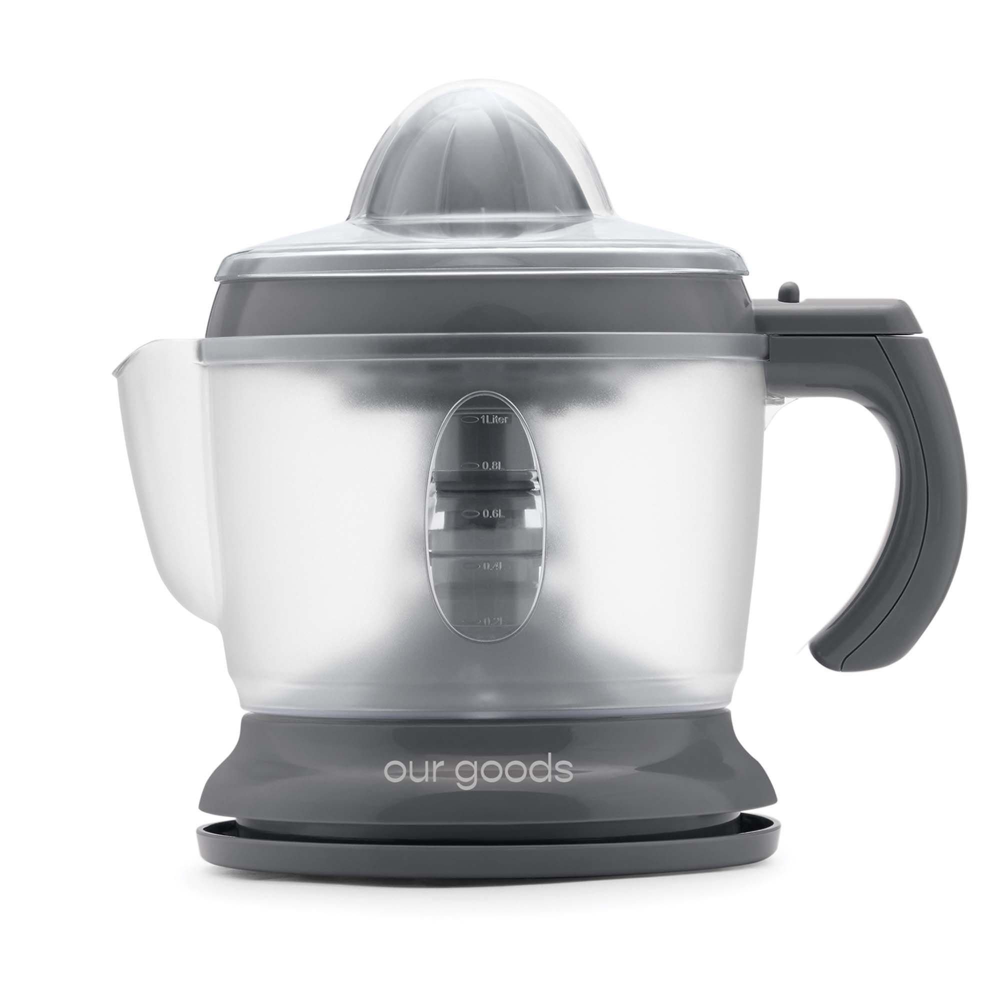 our goods Electric Citrus Juicer Pebble Gray