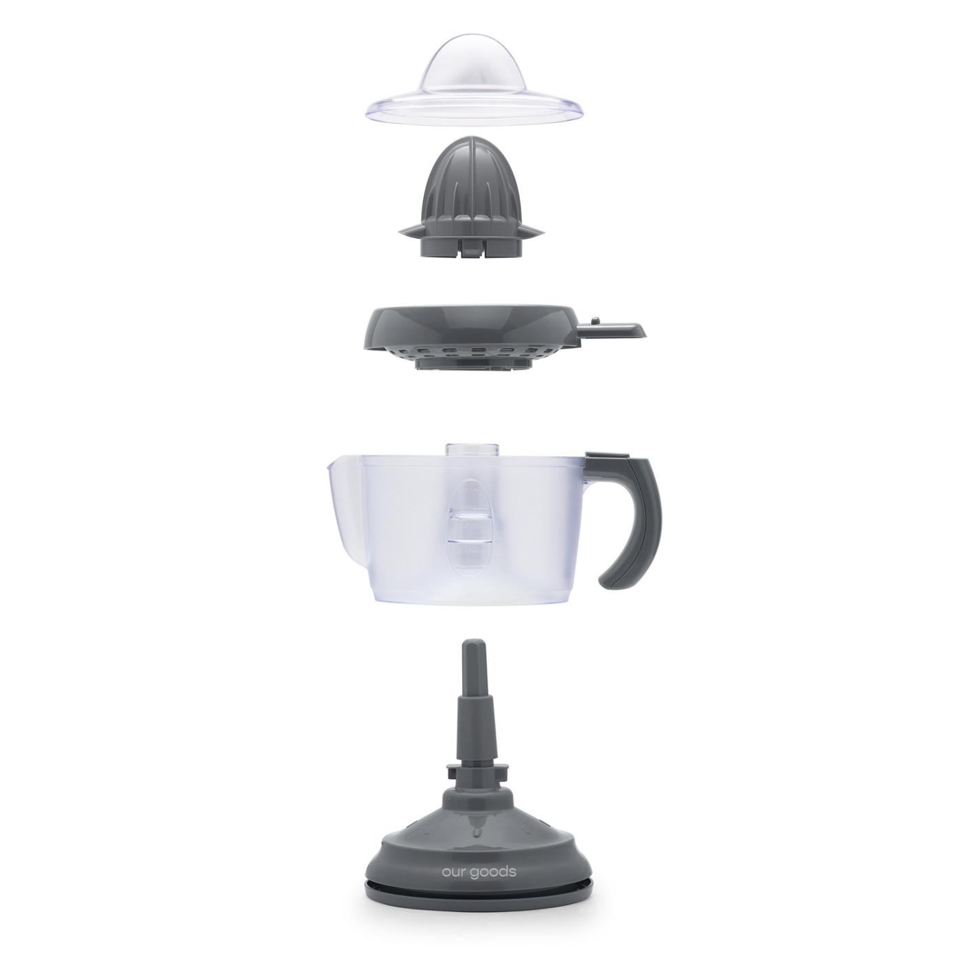 our goods Electric Citrus Juicer - Pebble Gray; image 2 of 3