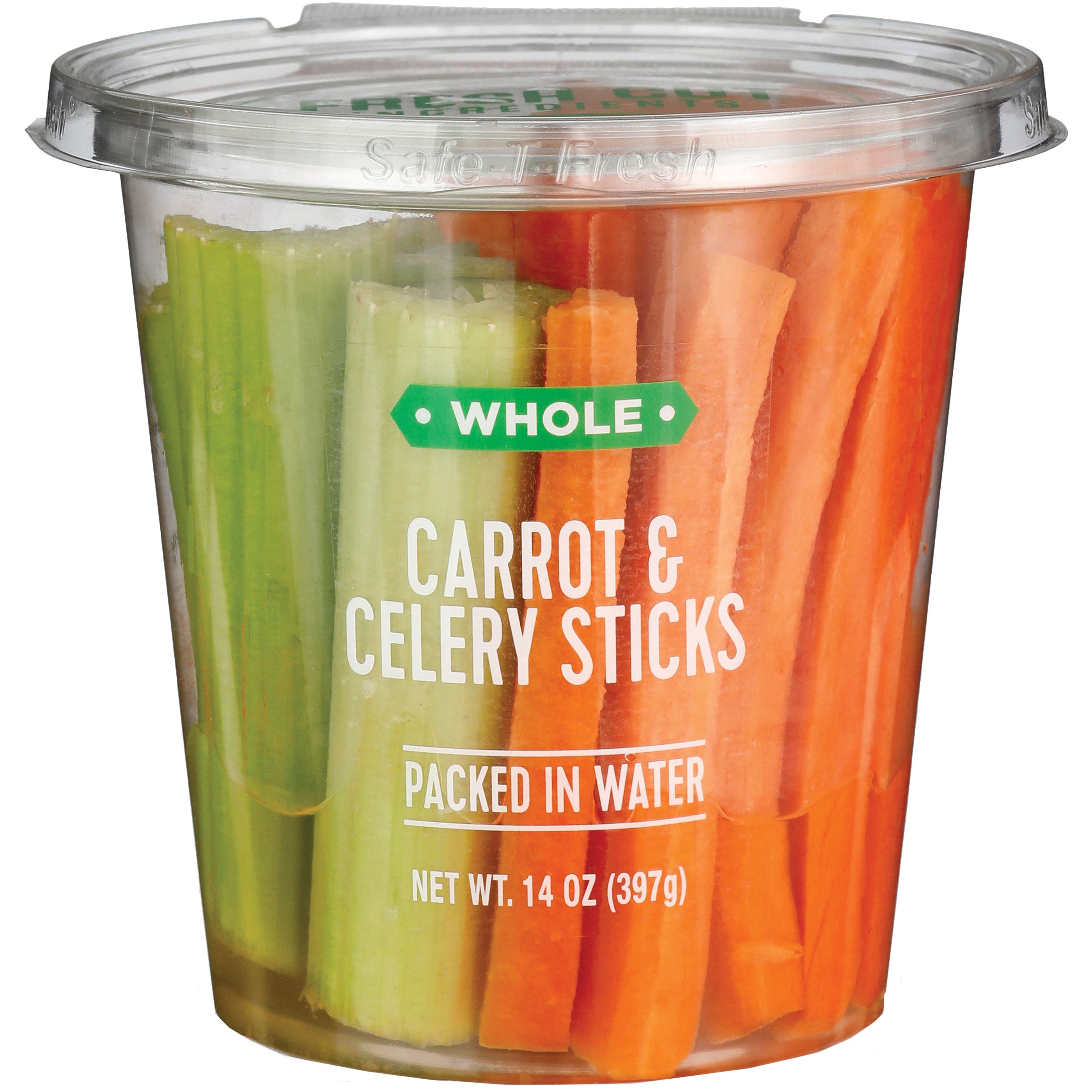 carrot and celery sticks