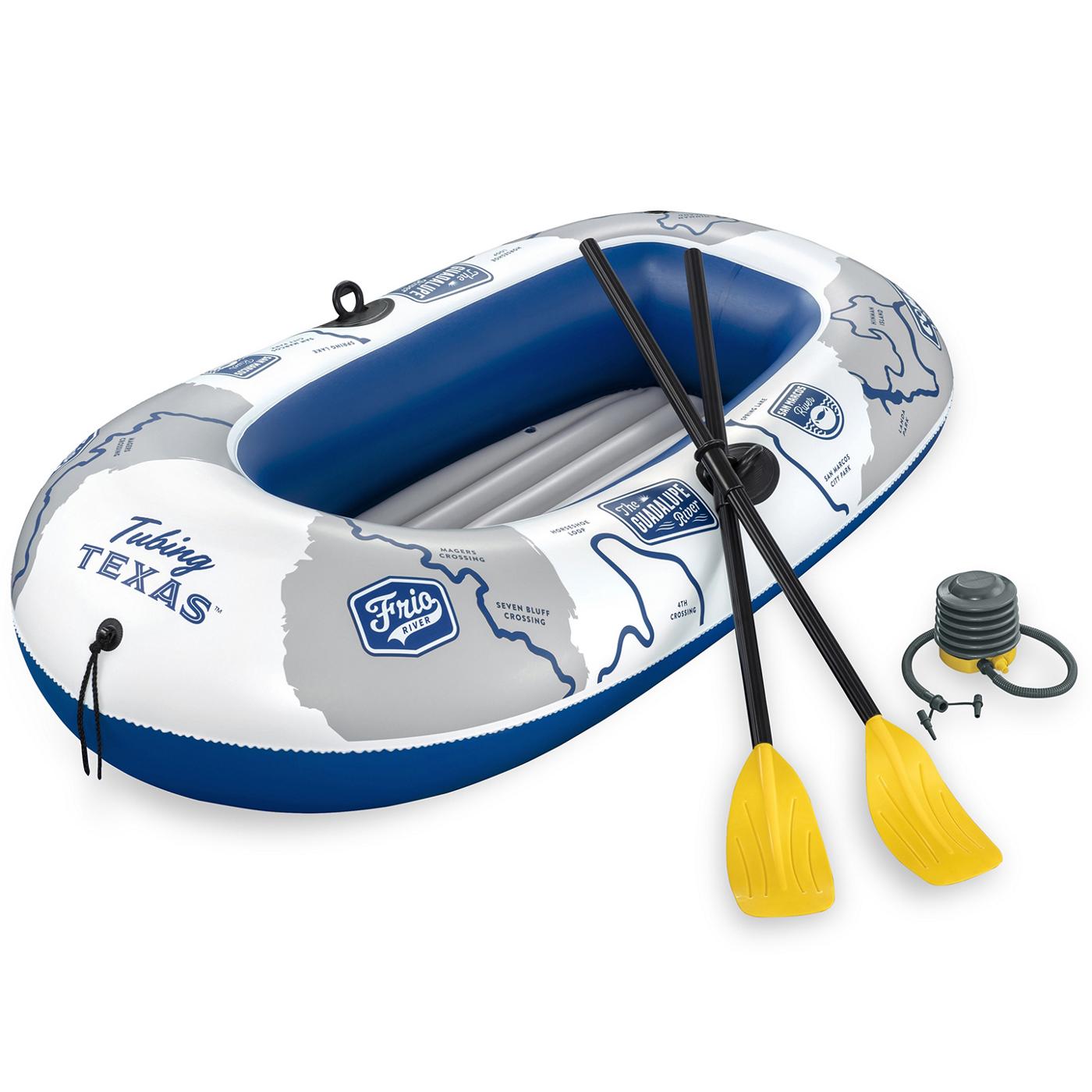 H-E-B Tubing Texas Inflatable Raft with Oars - Shop Floats at H-E-B