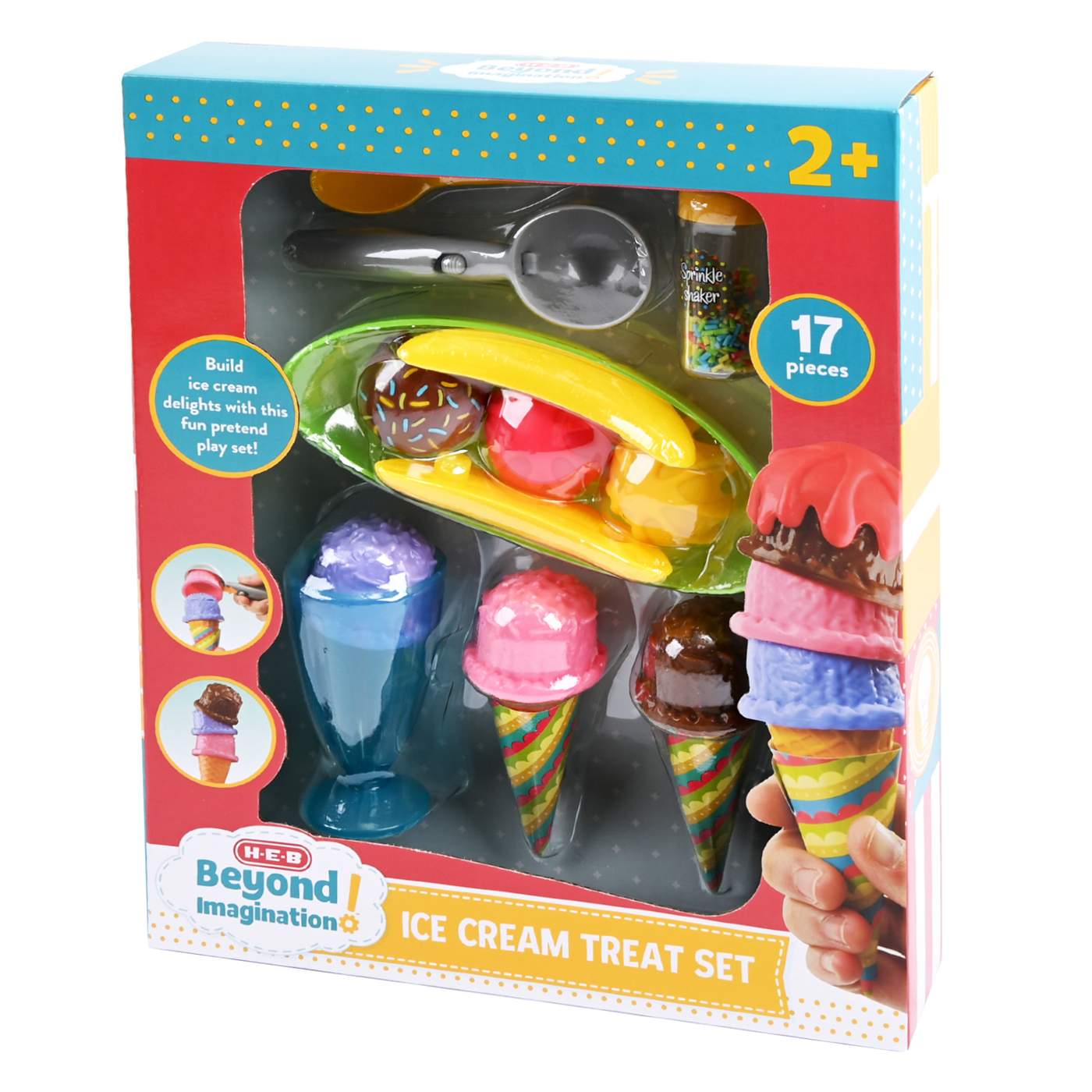 HEB Beyond Imagination! Ice Cream Treat Set Shop Playsets at HEB
