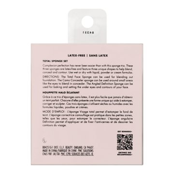 e.l.f. Complexion Makeup Sponges - Variety Pack, 3 ct