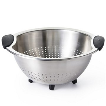 OXO SoftWorks Stainless Steel Colander, 5 qt