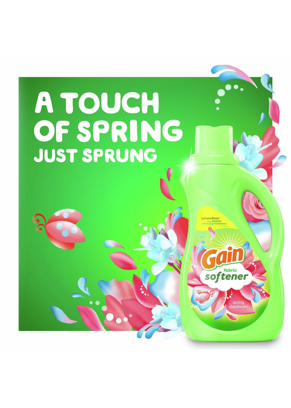 Gain Spring Daydream Liquid Fabric Softener 60 Loads; image 9 of 10