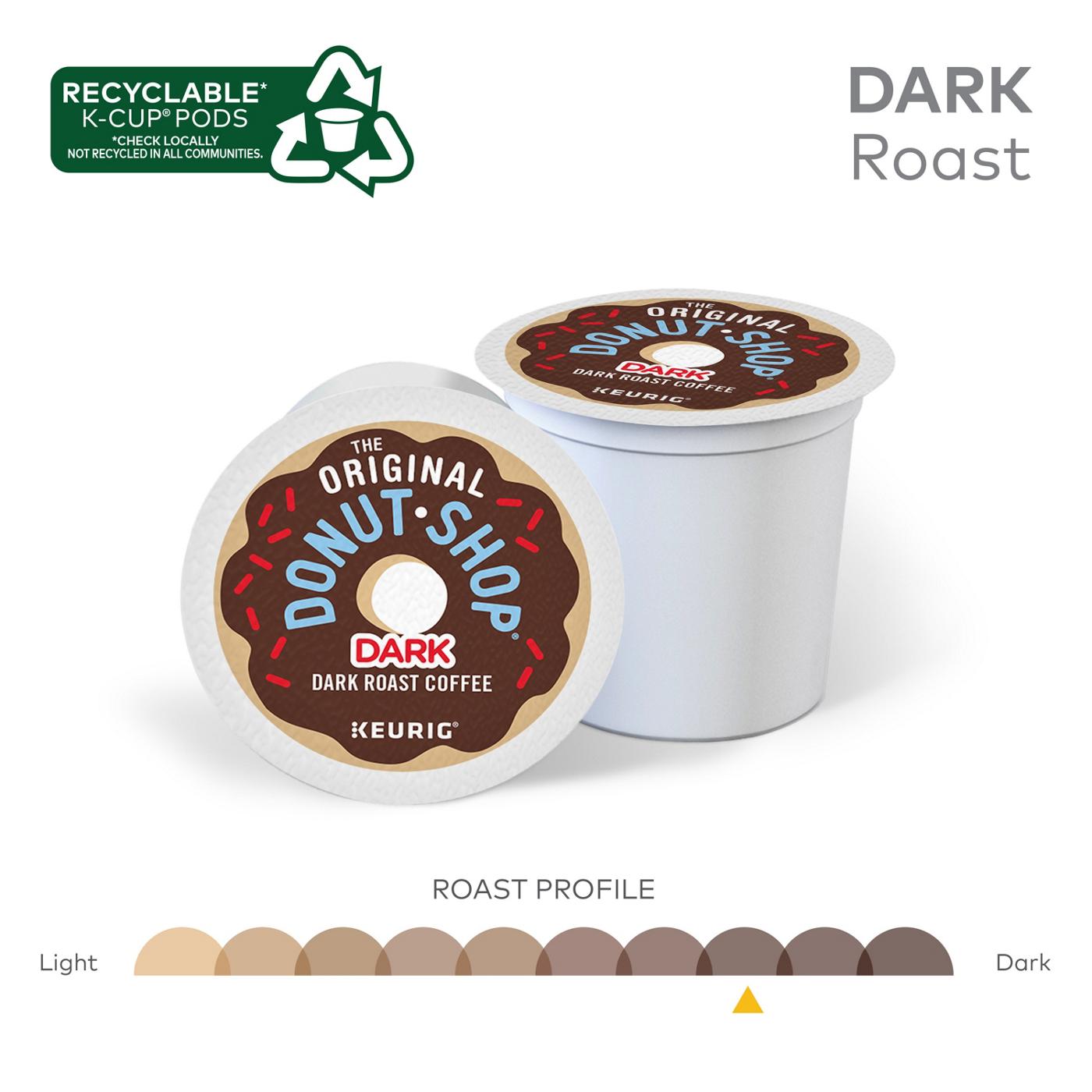 Donut Shop Dark Roast Single Serve Coffee K Cups; image 3 of 7