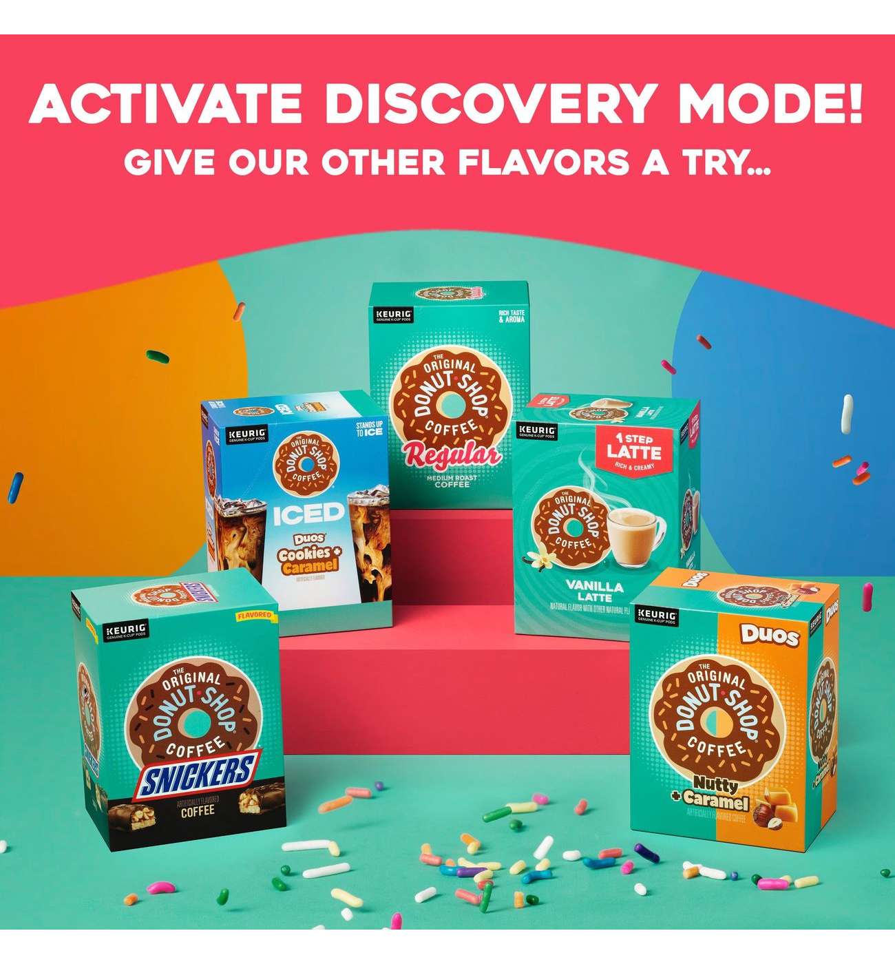 The Original Donut Shop Snickers Single Serve Coffee K Cups; image 2 of 16