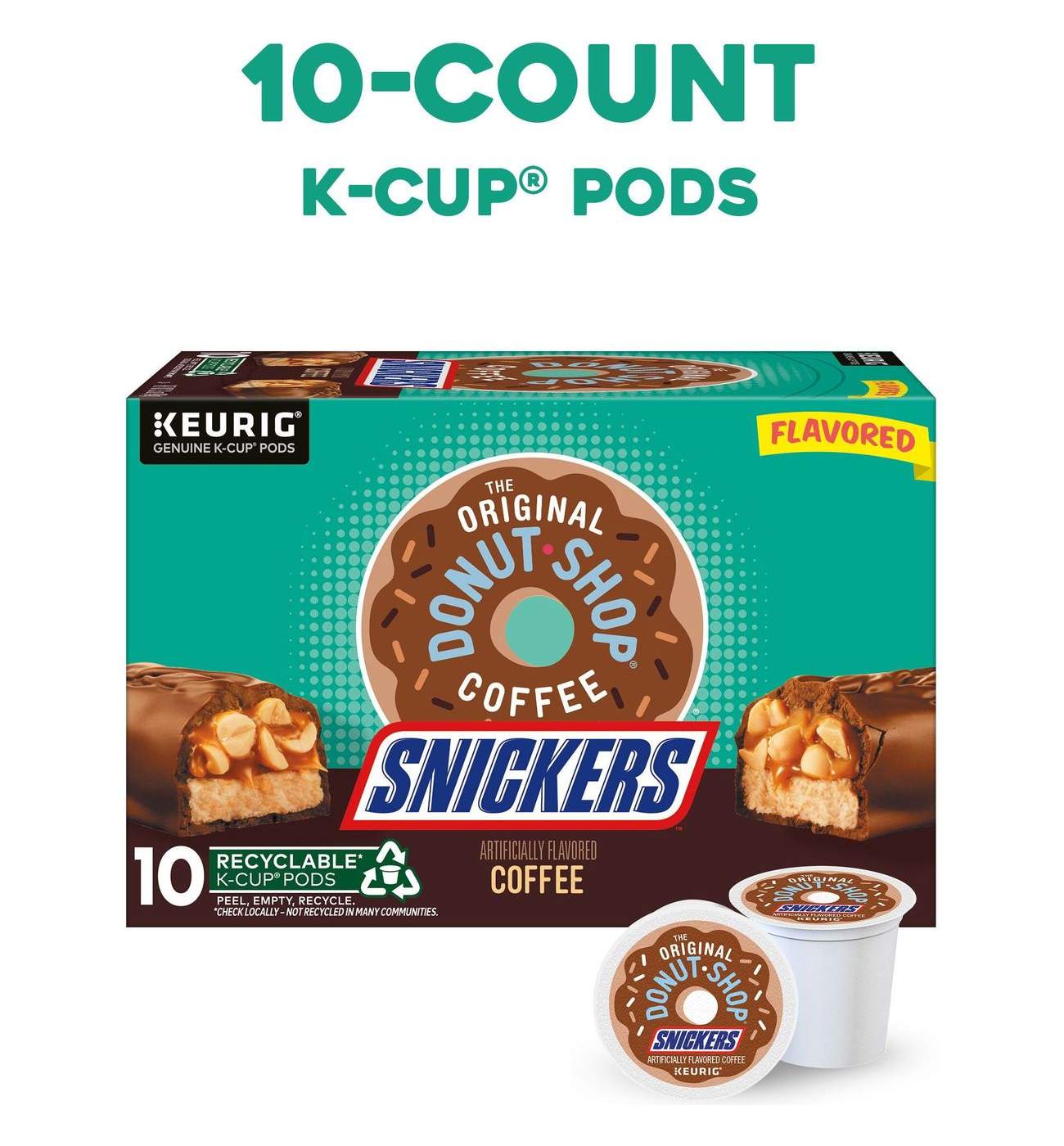 The Original Donut Shop Snickers Single Serve Coffee K Cups; image 5 of 16