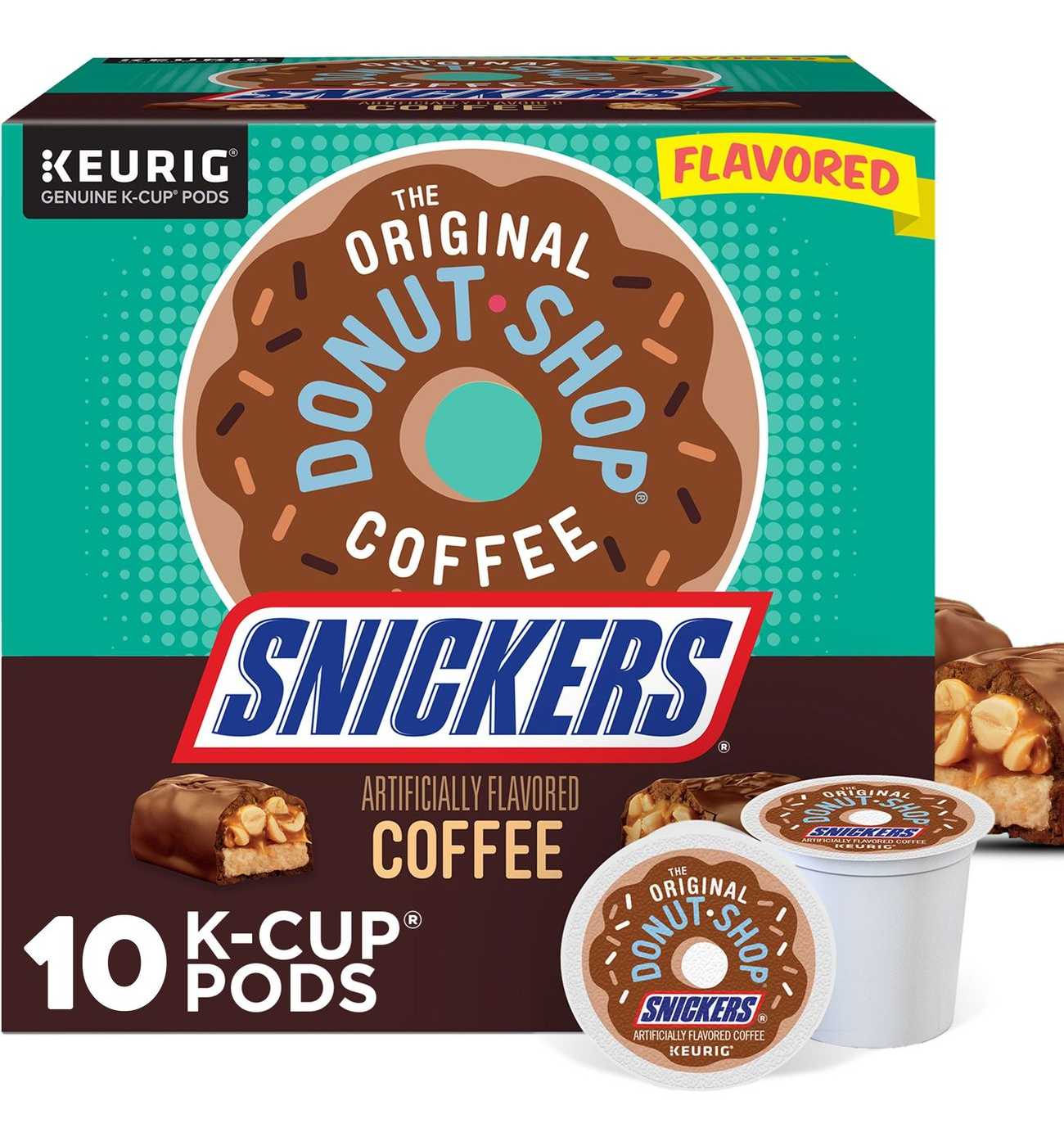 The Original Donut Shop Snickers Single Serve Coffee K Cups; image 1 of 16