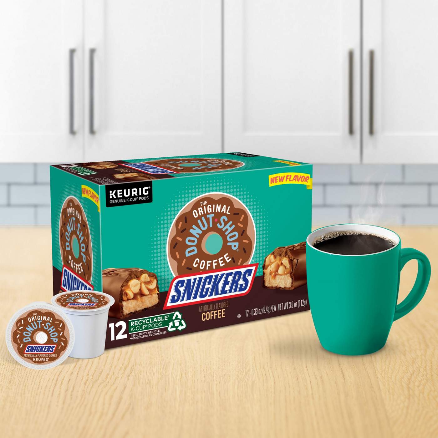 Donut Shop Snickers Single Serve Coffee K Cups; image 2 of 6
