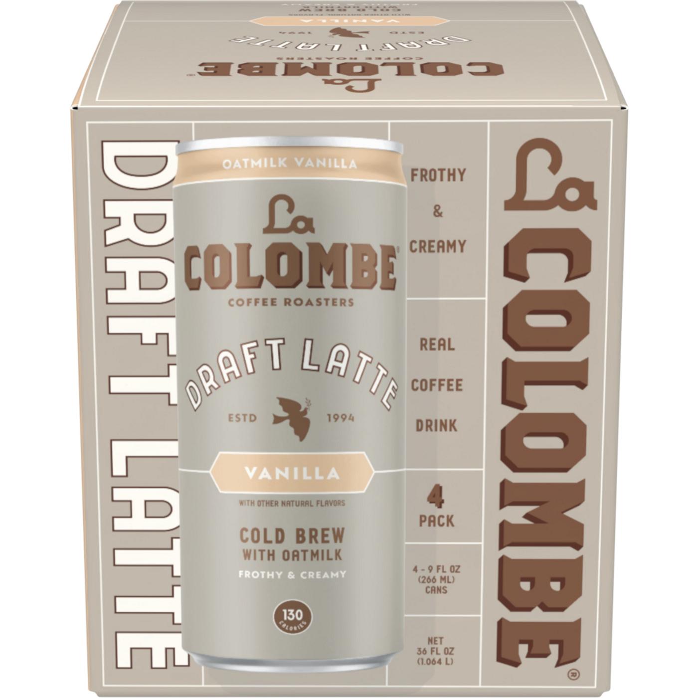 La Colombe Oatmilk Vanilla Latte 4 pk Cans; image 1 of 5