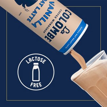 La Colombe Oatmilk Vanilla Latte Espresso Roast with Oatmilk 4 pk Cans