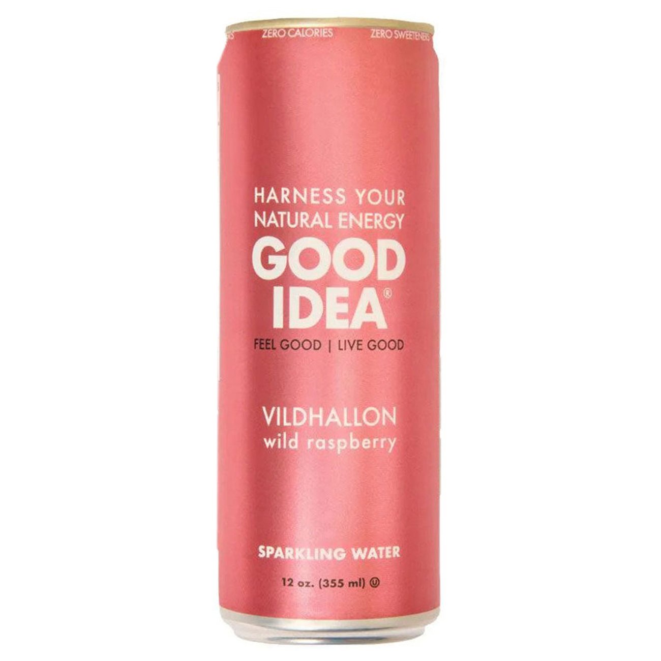 Good Idea Sparkling Water - Wild Raspberry, 12 oz