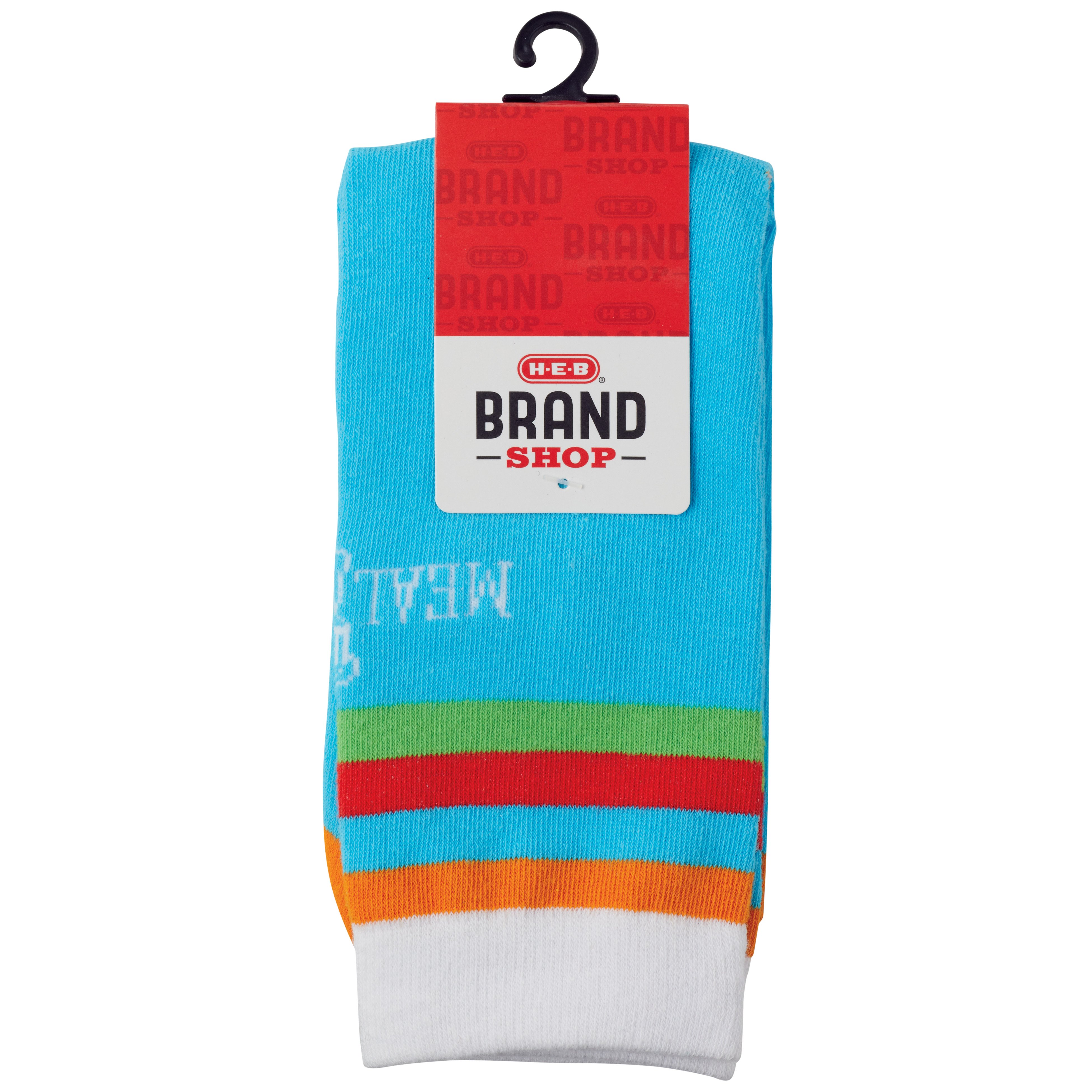 HEB Brand Shop Brisket Queso Adult Socks Multicolored Shop Hats