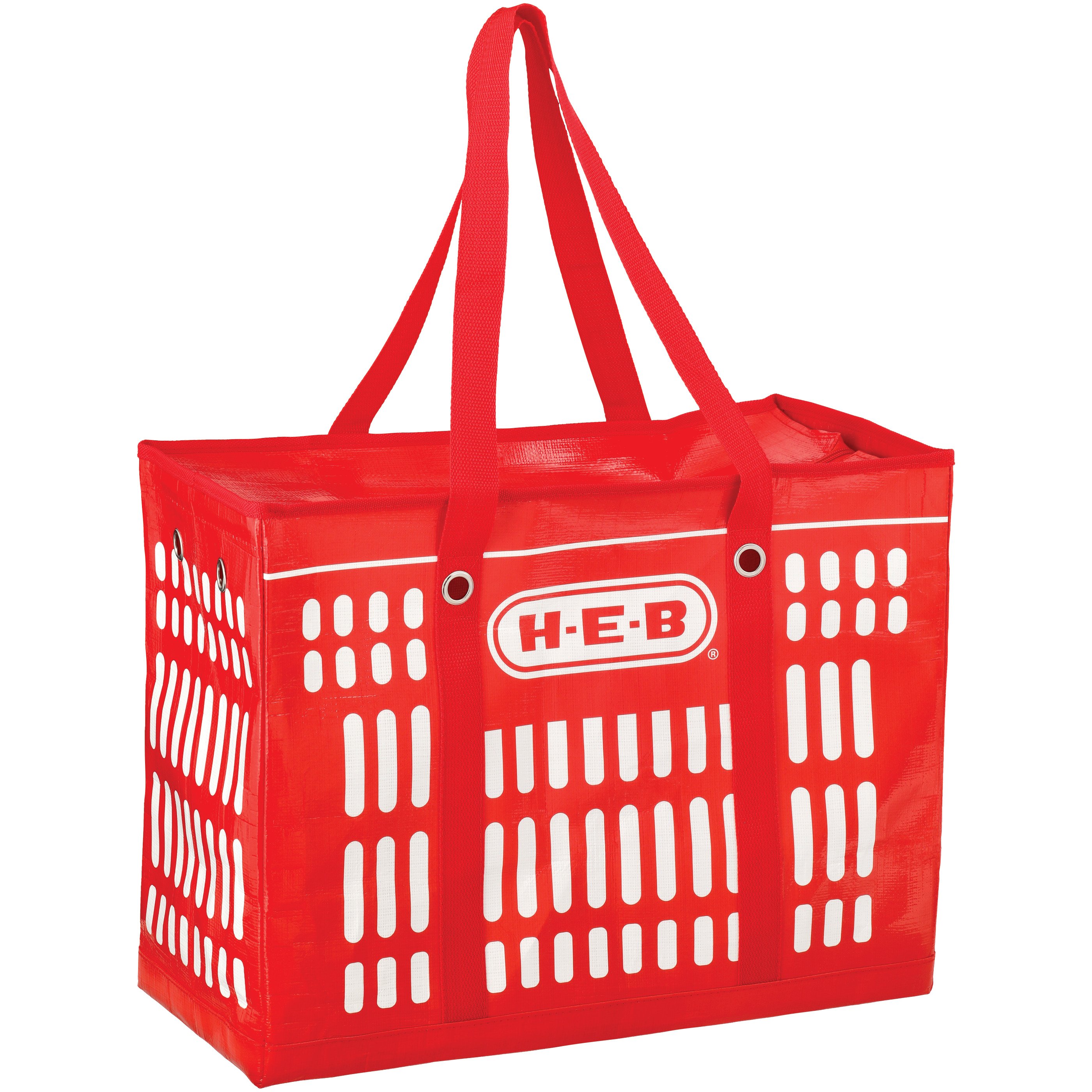 H-E-B Brand Shop Shopping Basket Tote Bag - Red - Shop Hats at H-E-B