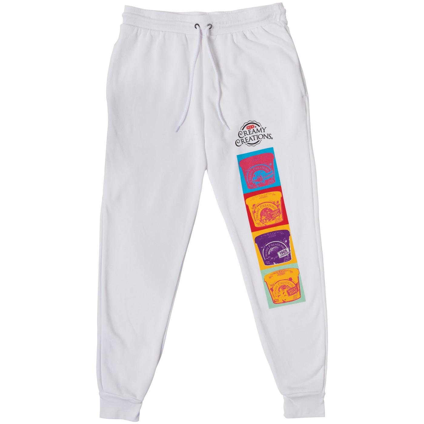 H E B Brand Shop Creamy Creations Adult Lounge Pants White