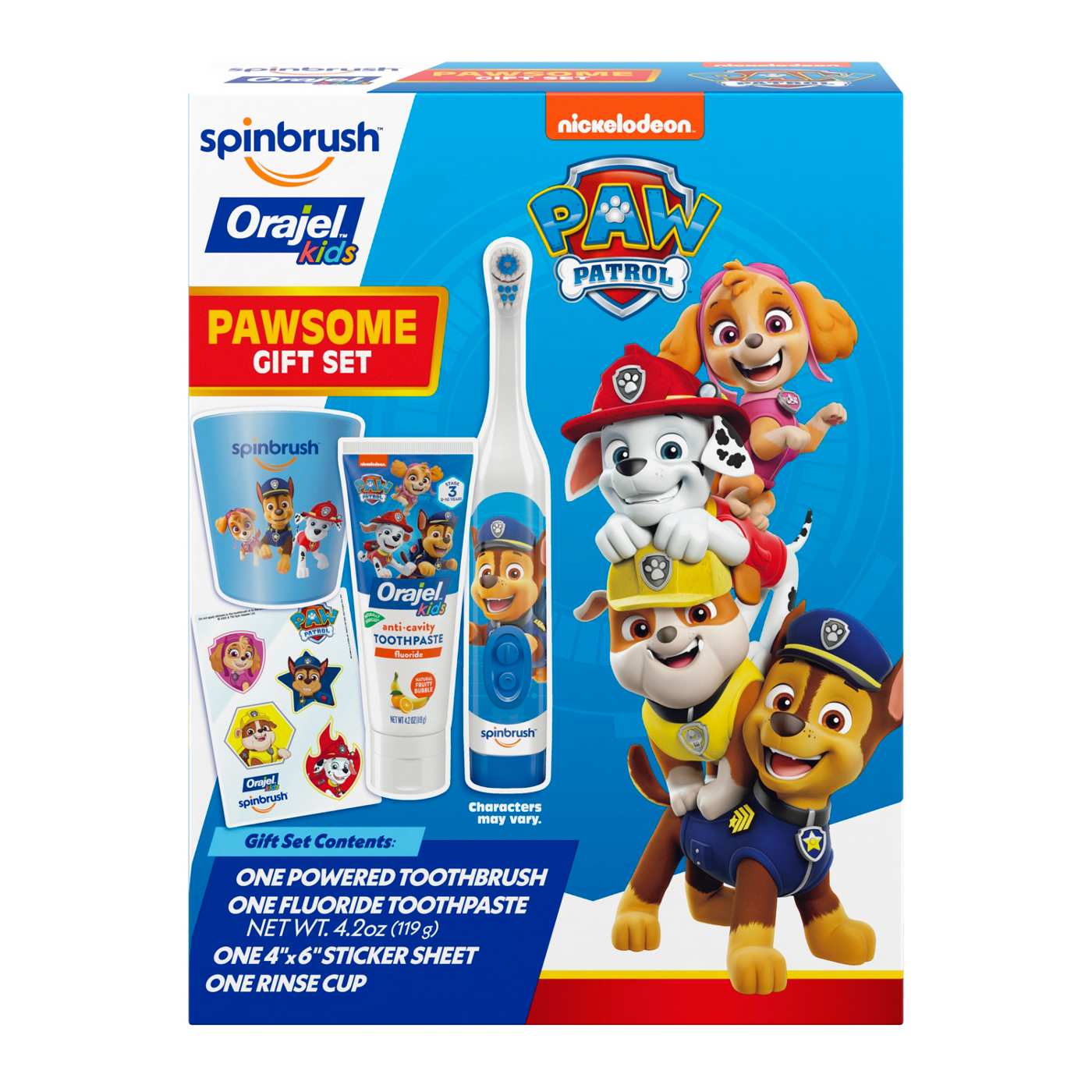 Spinbrush + Orajel Kid's Pawsome Oral Care Gift Set; image 1 of 2