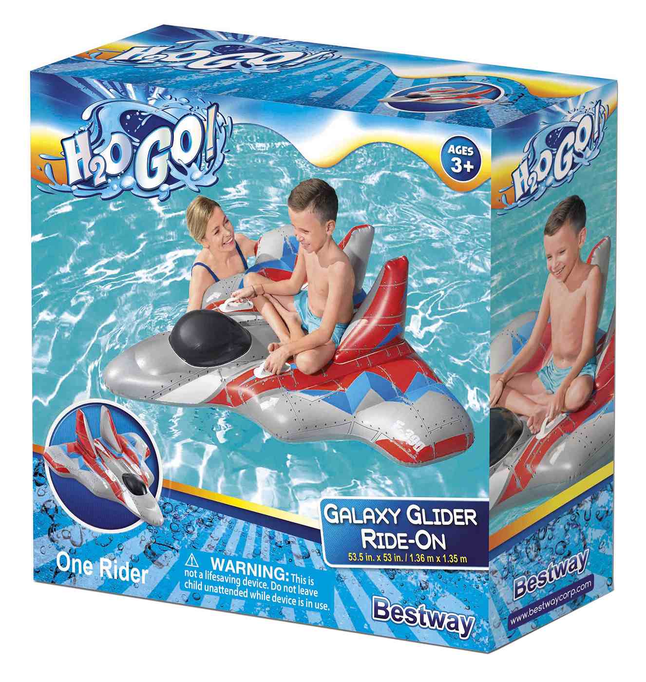 Bestway H2O Go! Galaxy Glider Ride-On Pool Float - Shop Floats at H-E-B