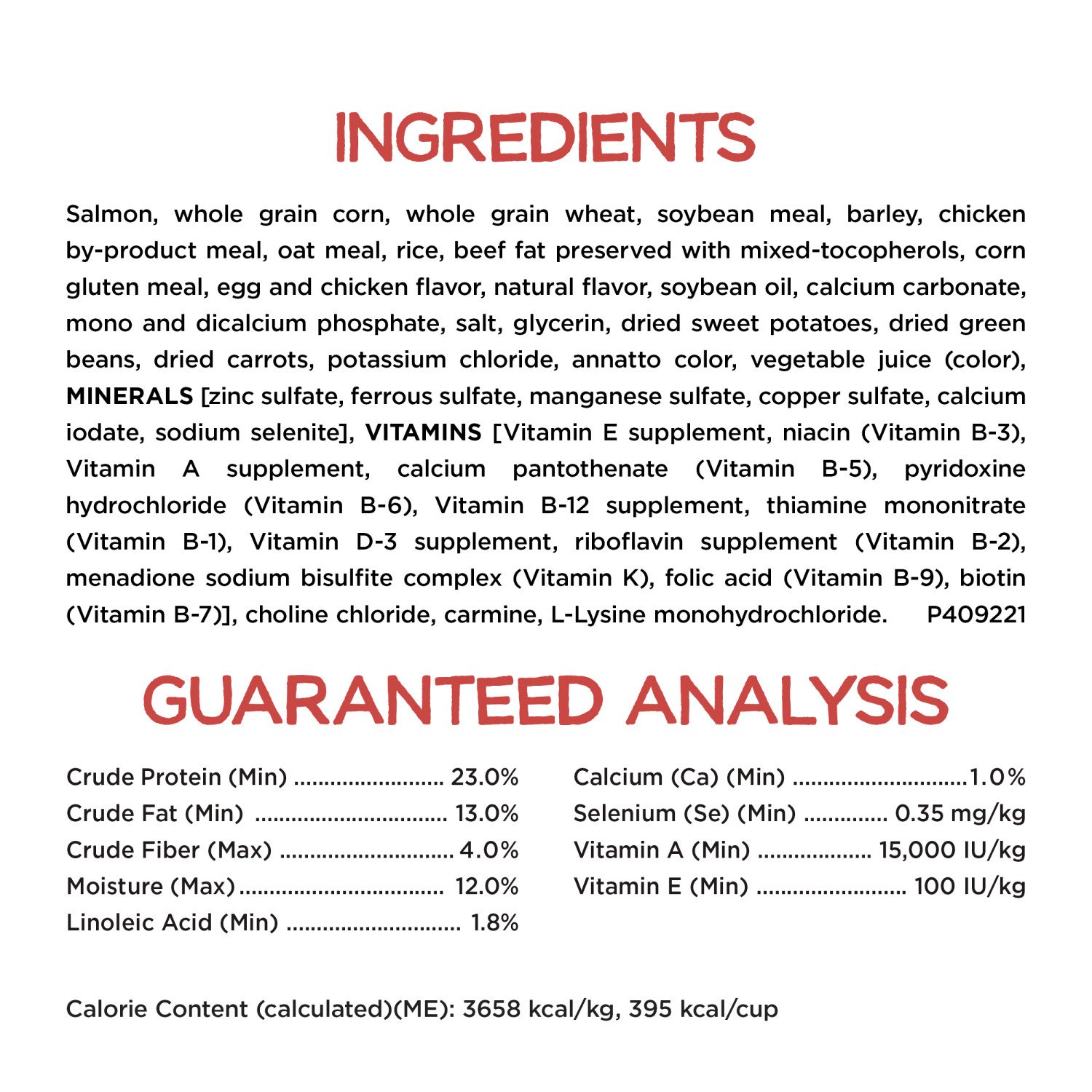 Beneful hotsell salmon ingredients