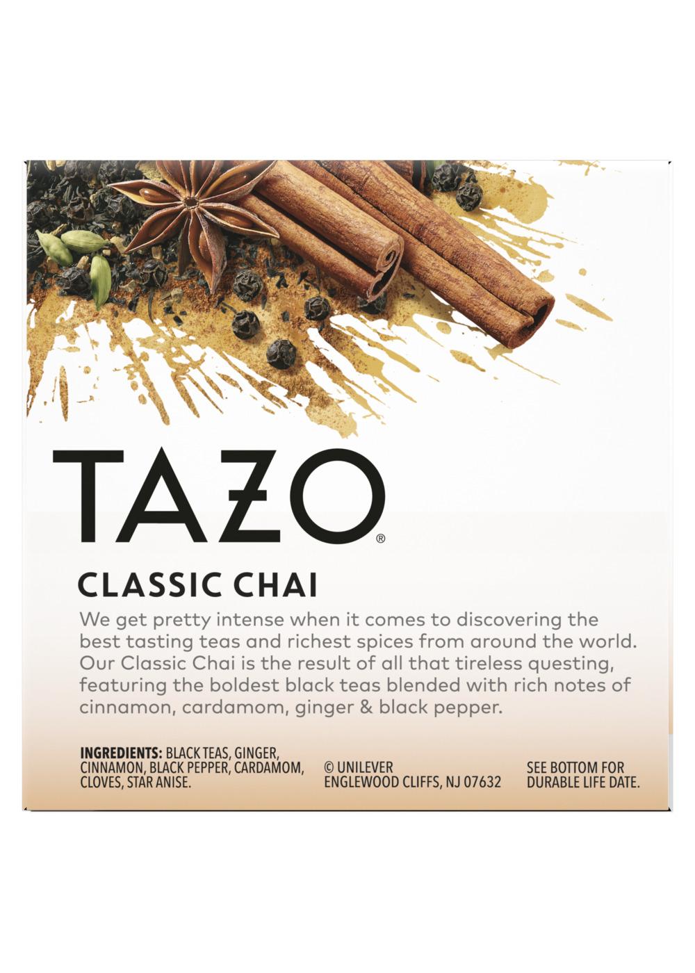 Tazo Classic Chai Single Serve Coffee K Cups; image 5 of 5