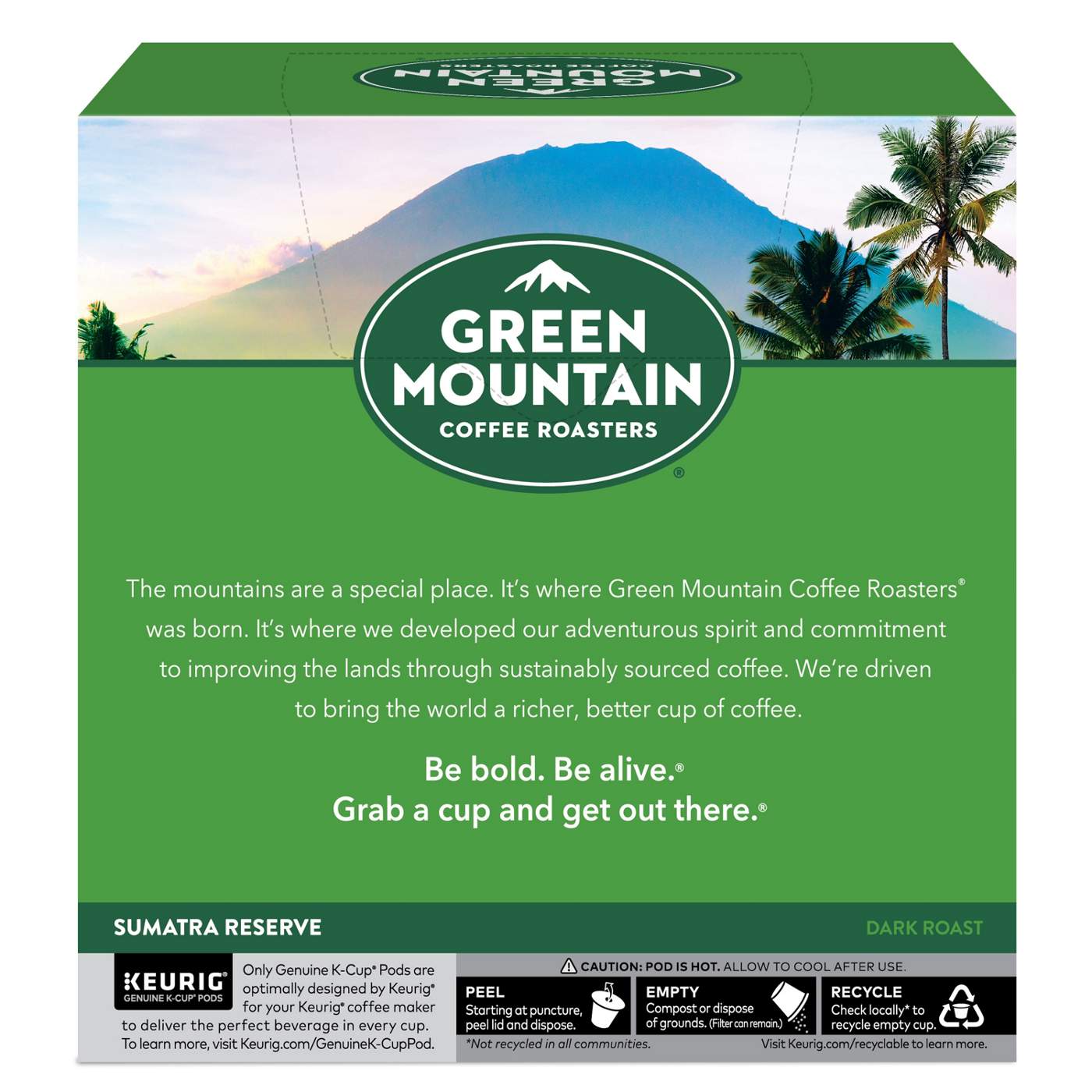 Green Mountain Coffee Sumatra Reserve Dark Roast Single Serve Coffee K Cups; image 4 of 8