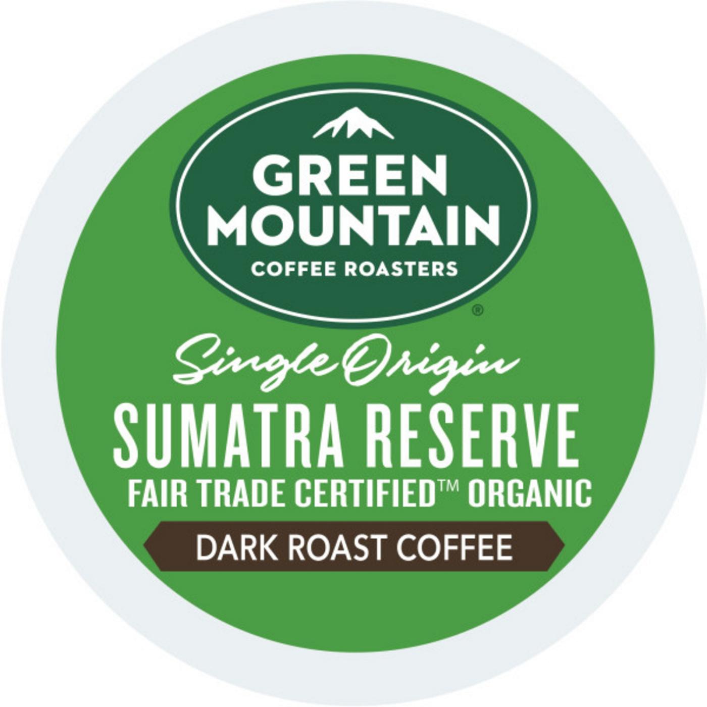 Green Mountain Coffee Sumatra Reserve Dark Roast Single Serve Coffee K Cups; image 6 of 8