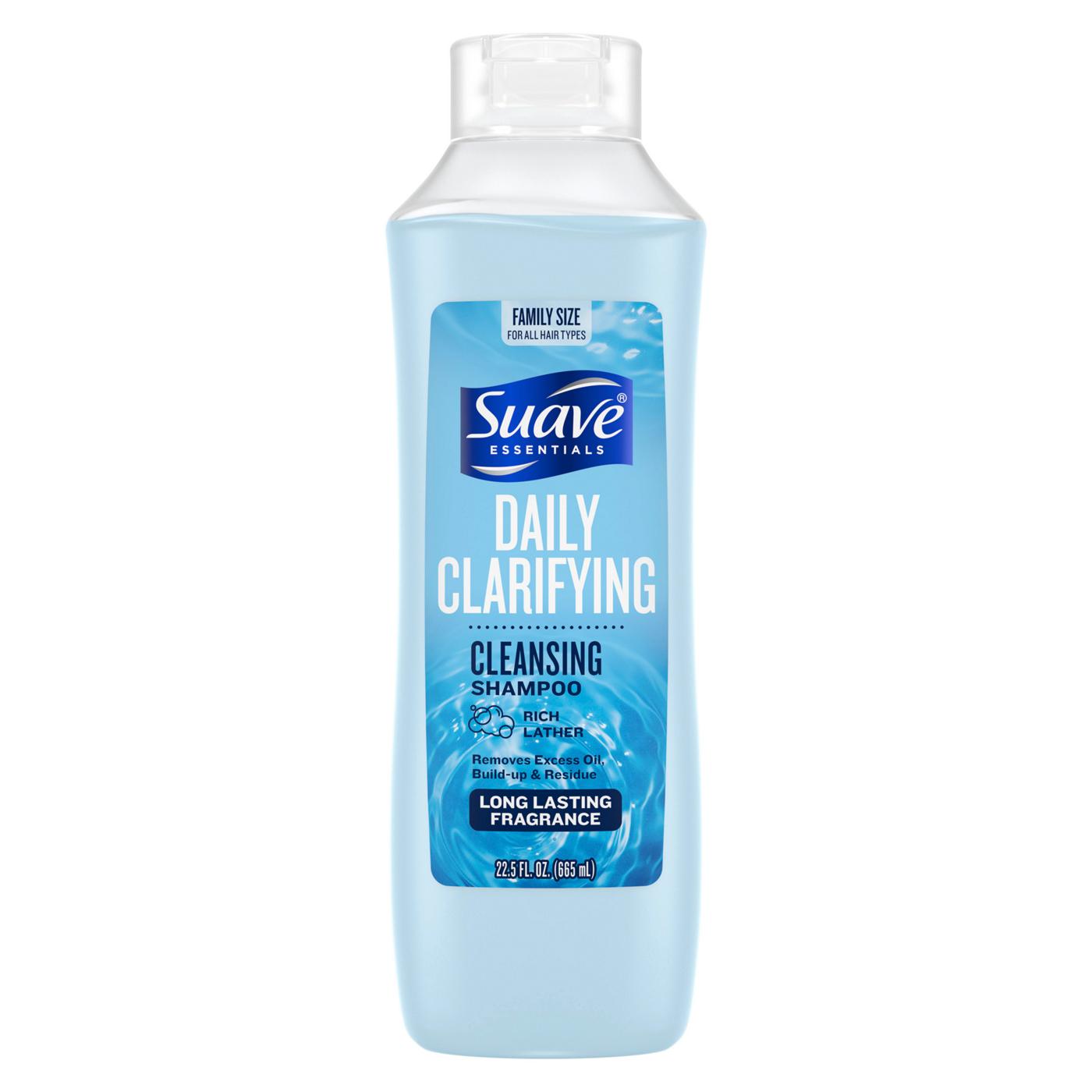 Suave Essentials Cleansing Shampoo - Daily Clarifying; image 1 of 3