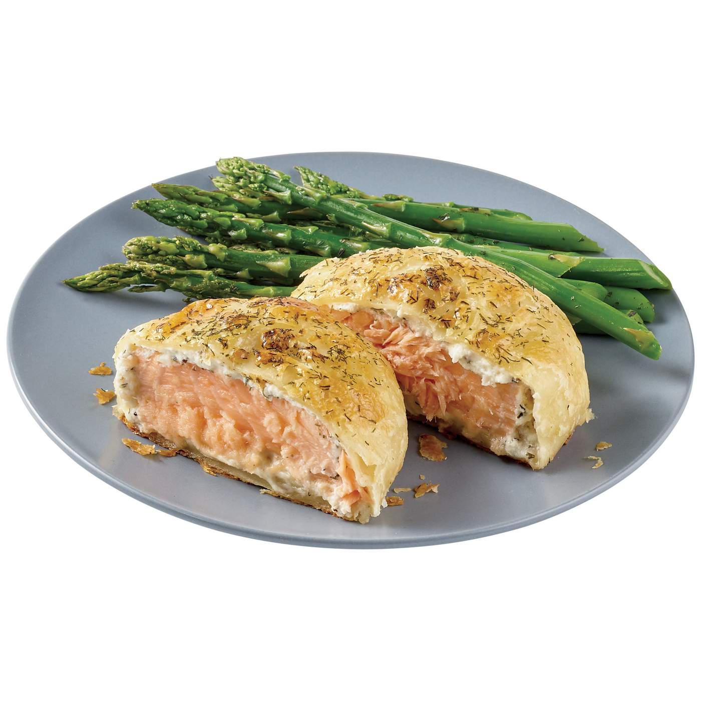 Meal Simple by HEB Salmon Wellington & Asparagus Shop Entrees