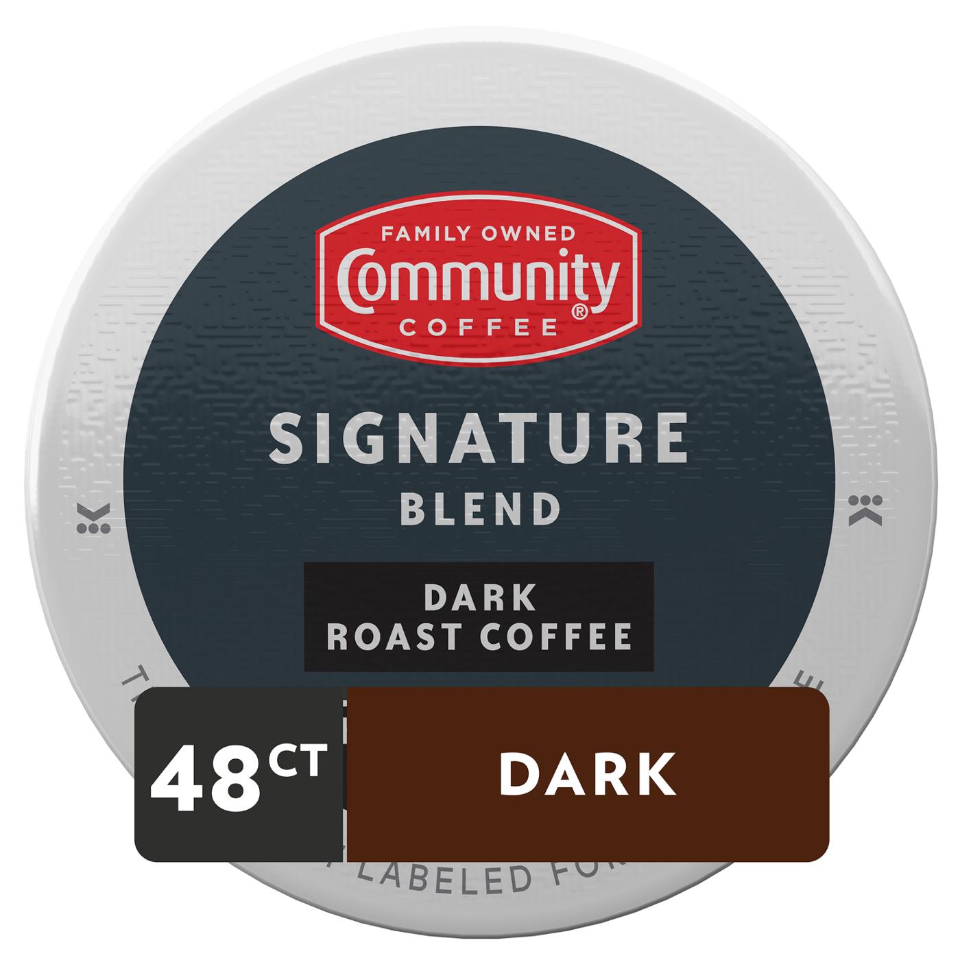 COMMUNITY COFFEE Signature Blend Dark Roast Single Serve Coffee Cups; image 5 of 9