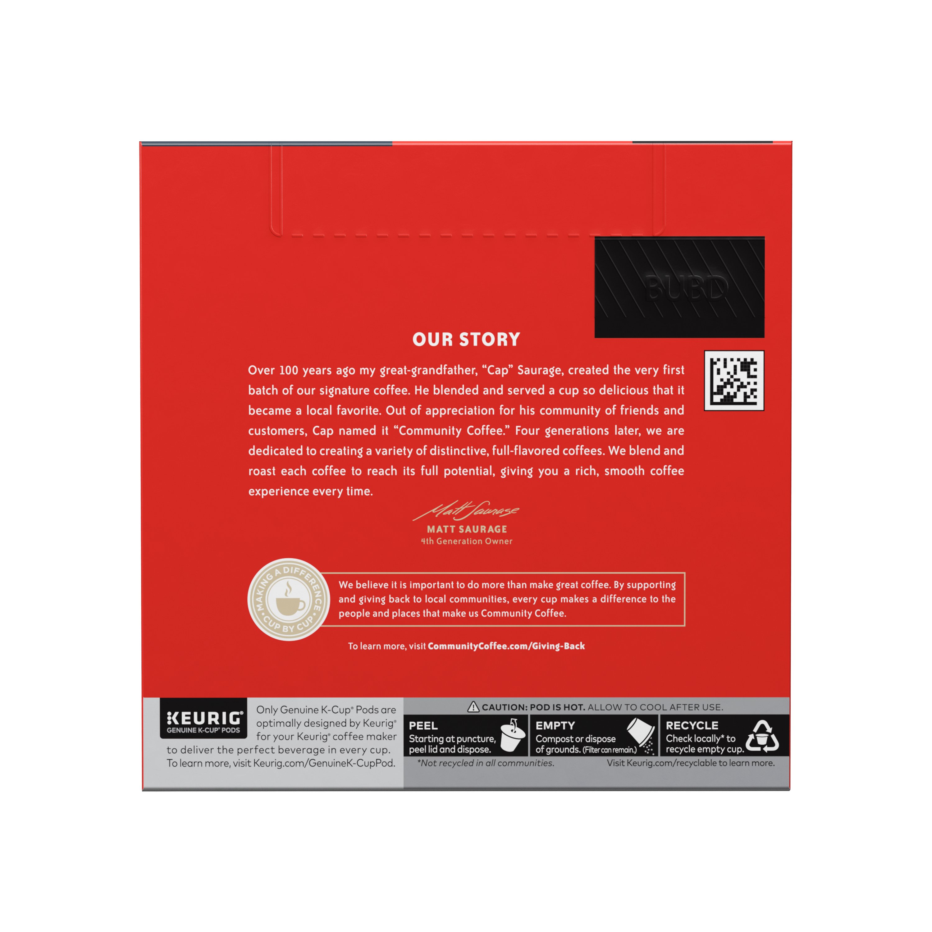 Community Coffee Signature Blend Dark Roast Single Serve Coffee