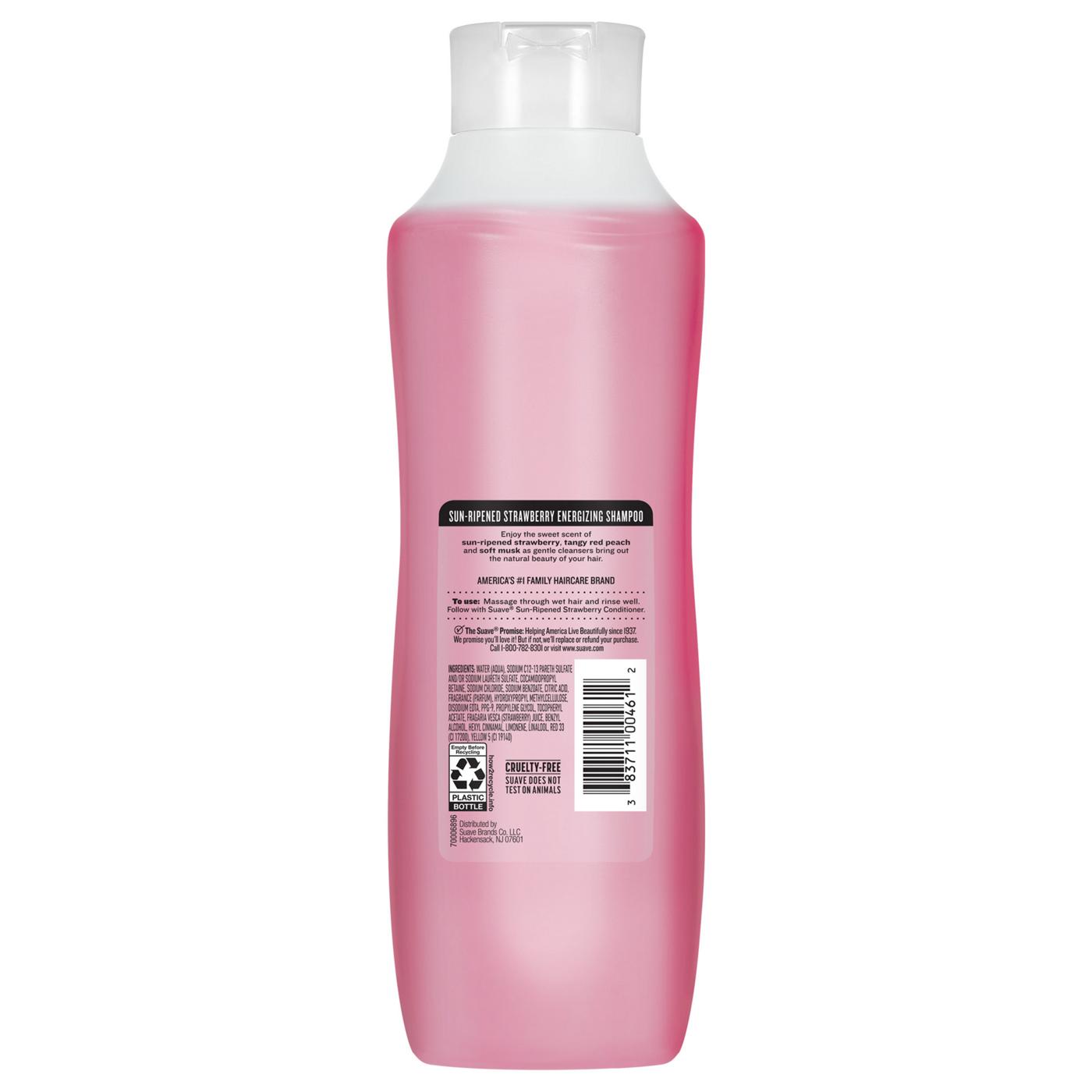 Suave Essentials Energizing Shampoo - Sun-Ripened Strawberry; image 3 of 5