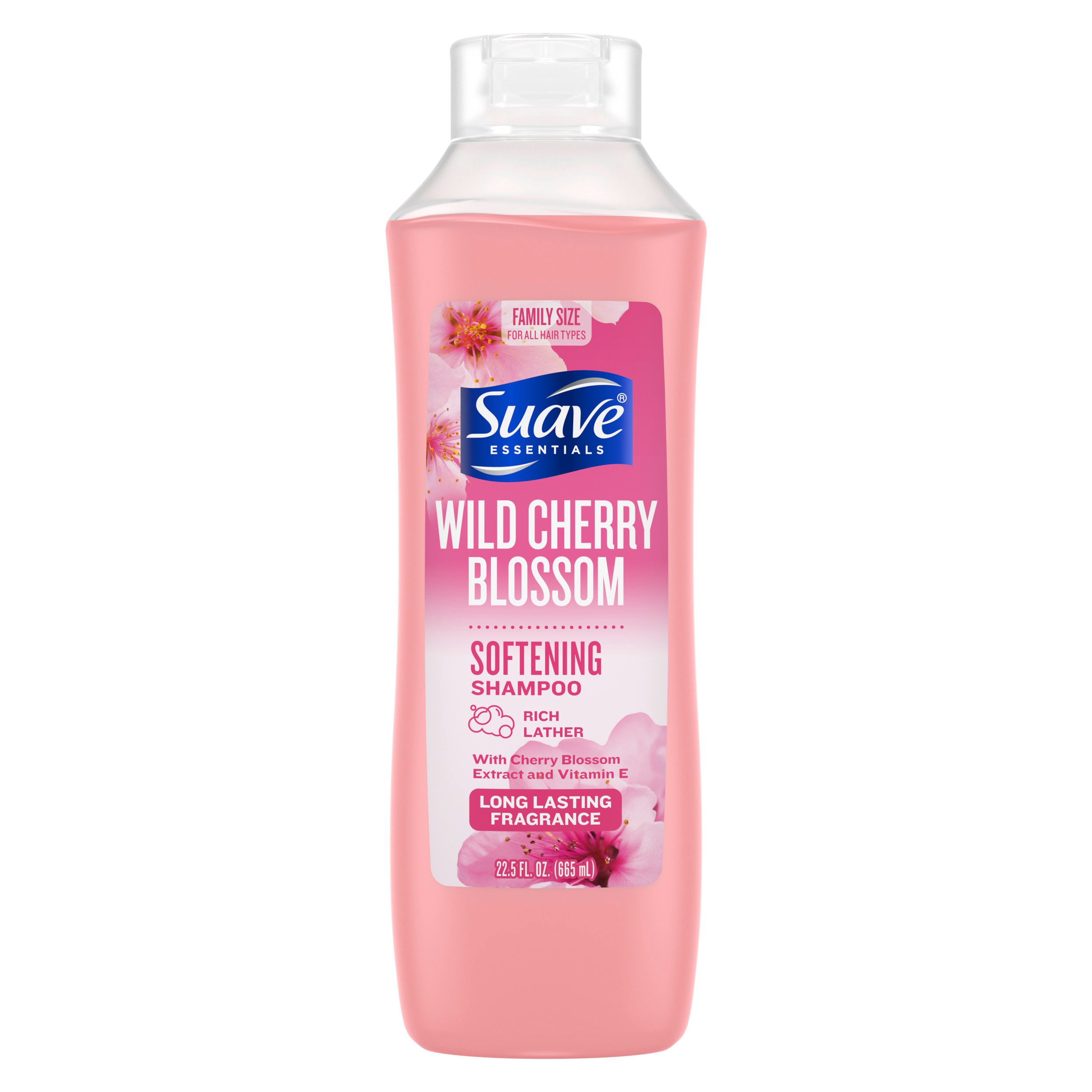 Betaling bombe Alvorlig Suave Essentials Softening Shampoo - Wild Cherry Blossom - Shop Shampoo &  Conditioner at H-E-B