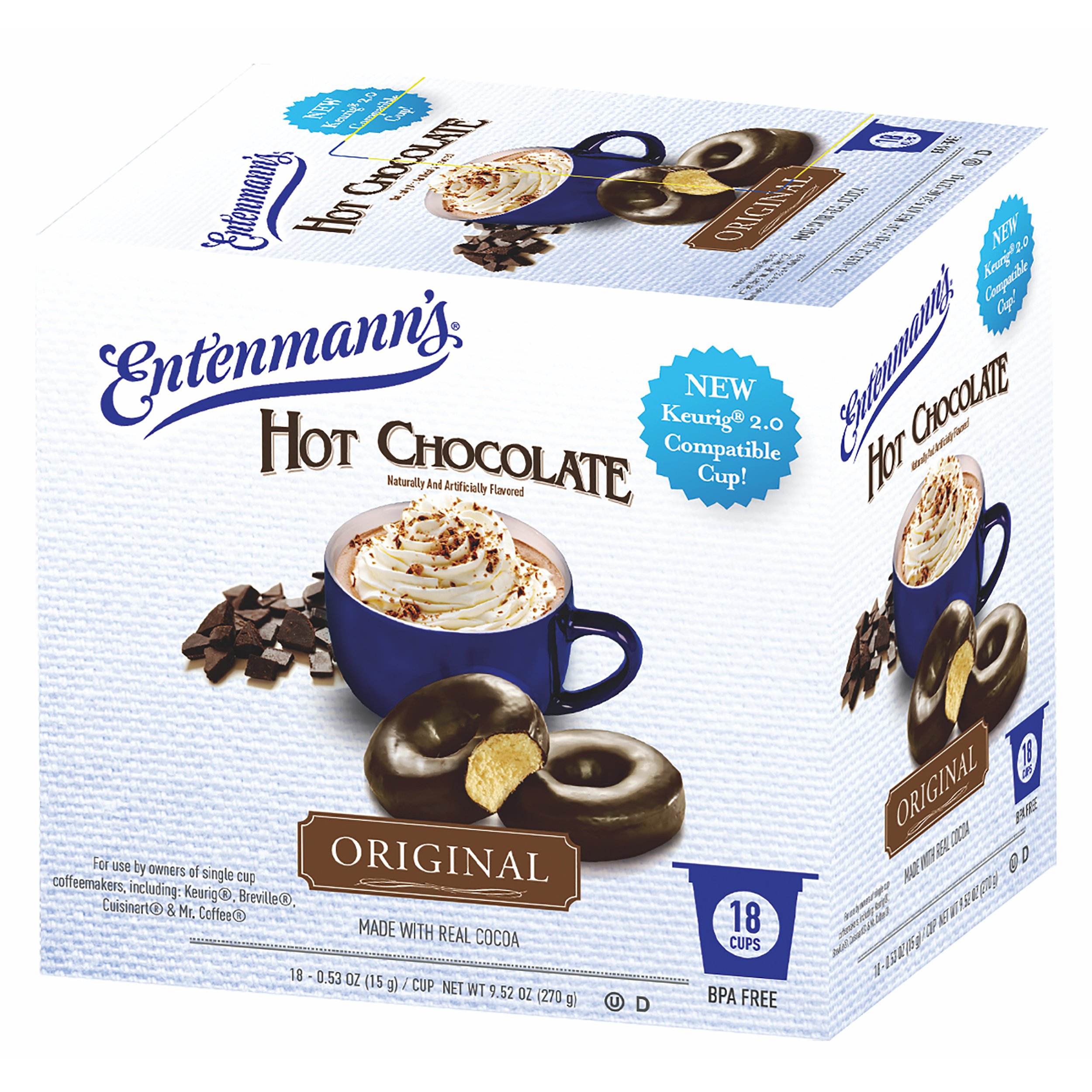 Entenmann's Hot Chocolate Single Serve Coffee K Cups Shop Cocoa at HEB