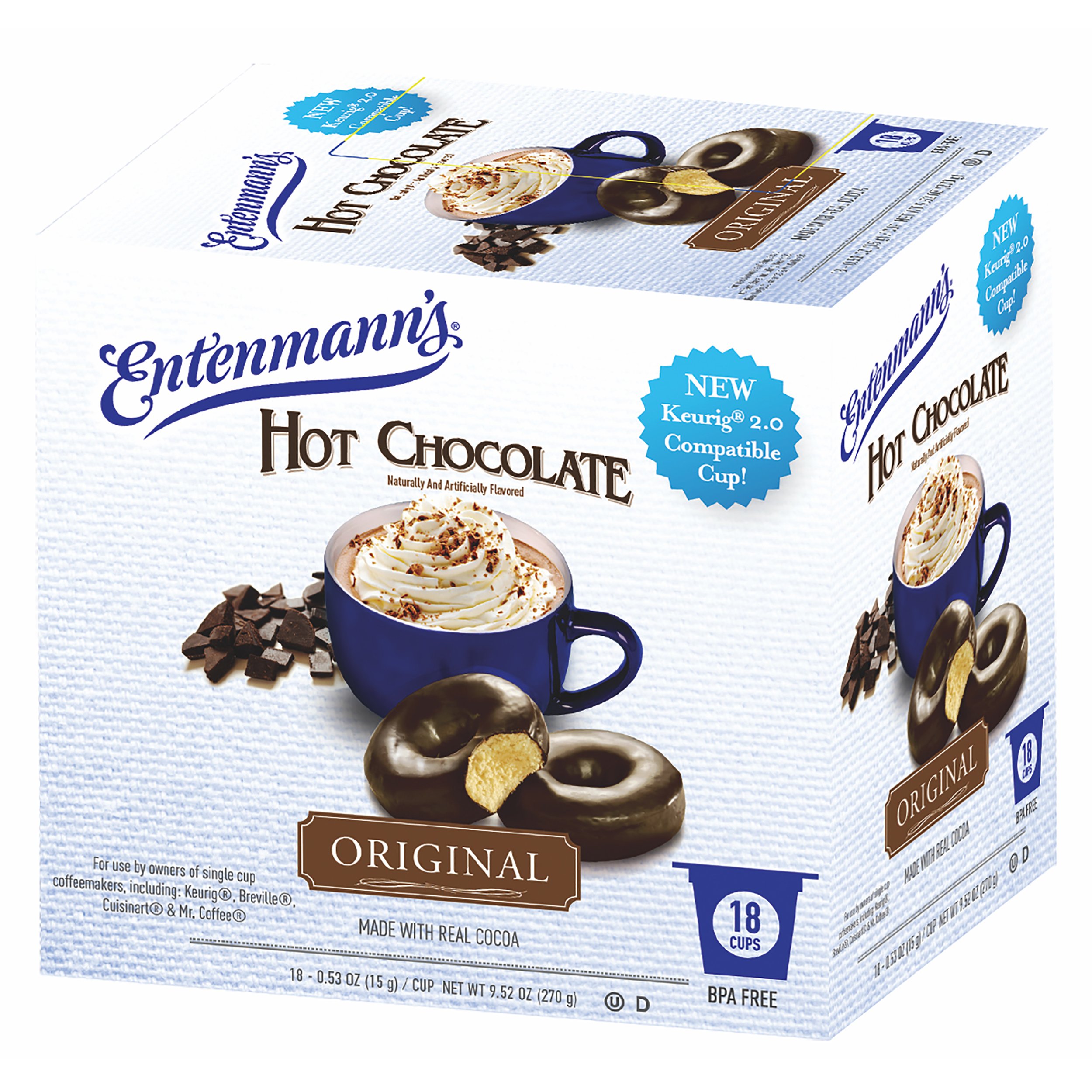 Entenmann's Hot Chocolate Single Serve Coffee K Cups - Shop Cocoa At H-E-B