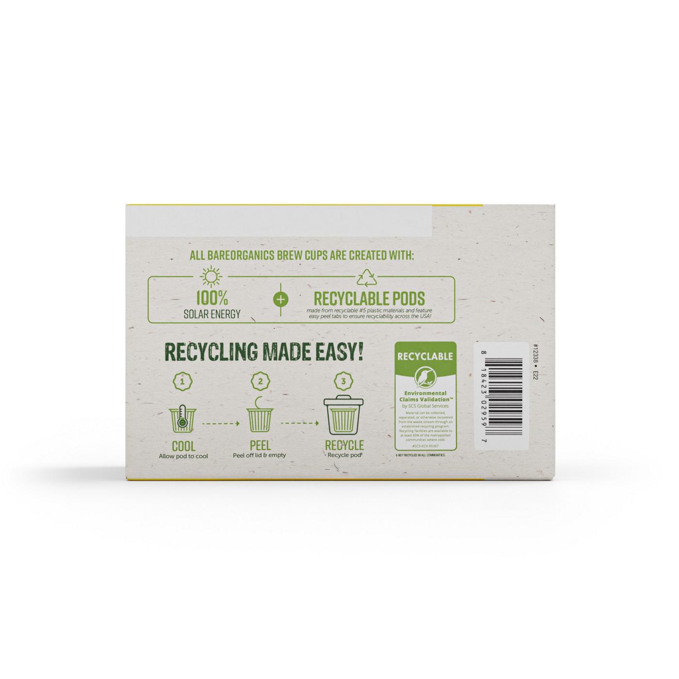 Bare Organics Metabolism Tea Superfoods Single Serve Cups; image 3 of 3