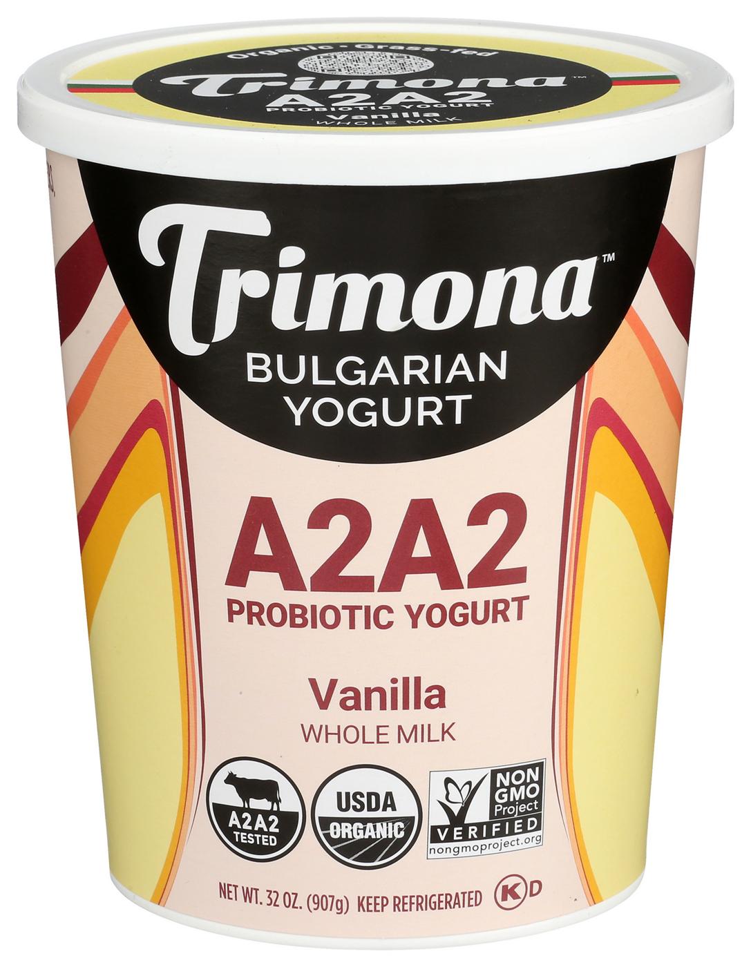 Trimona Whole Milk Bulgarian Yogurt - Vanilla; image 1 of 4