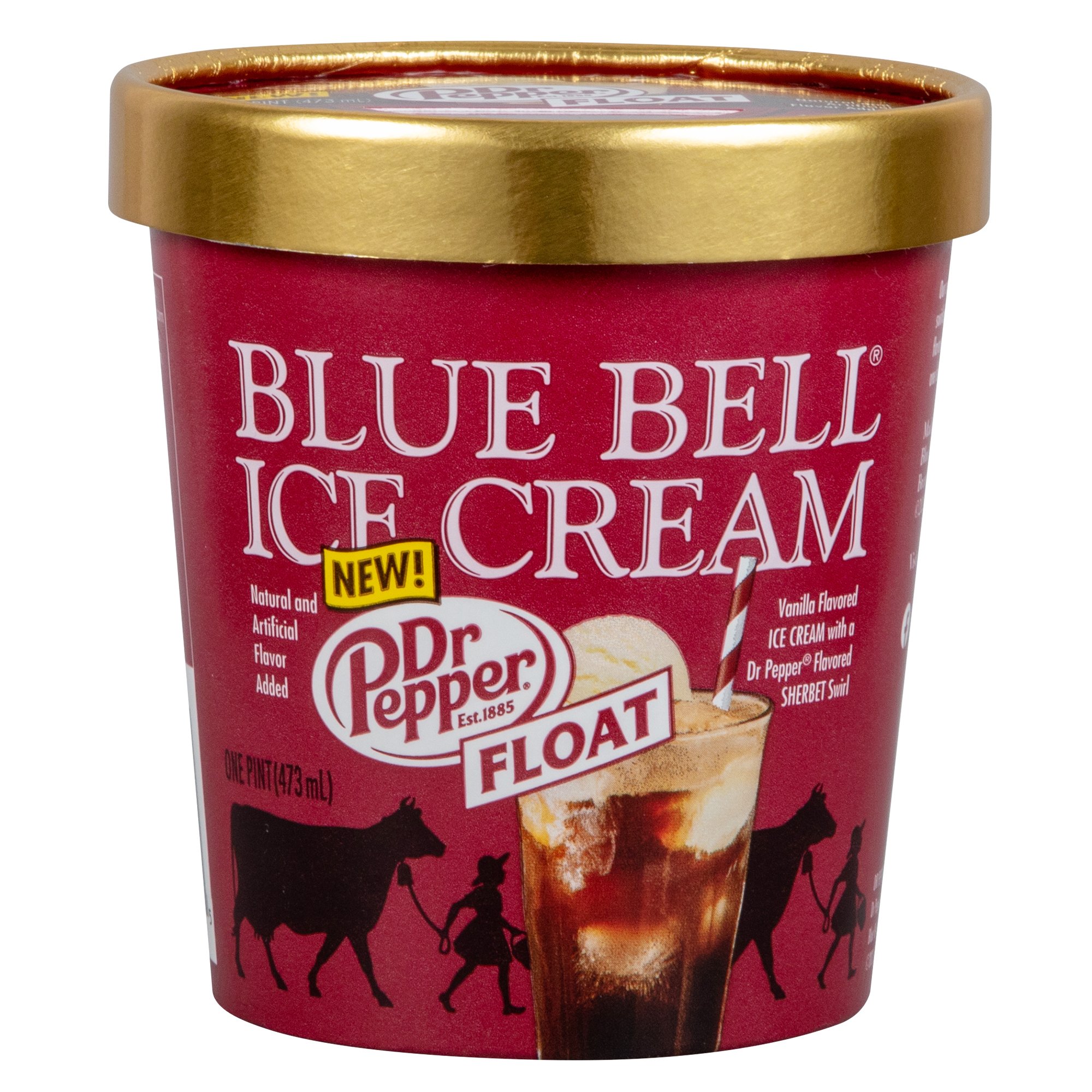 Blue Bell Dr Pepper Float Ice Cream - Shop Ice Cream at H-E-B