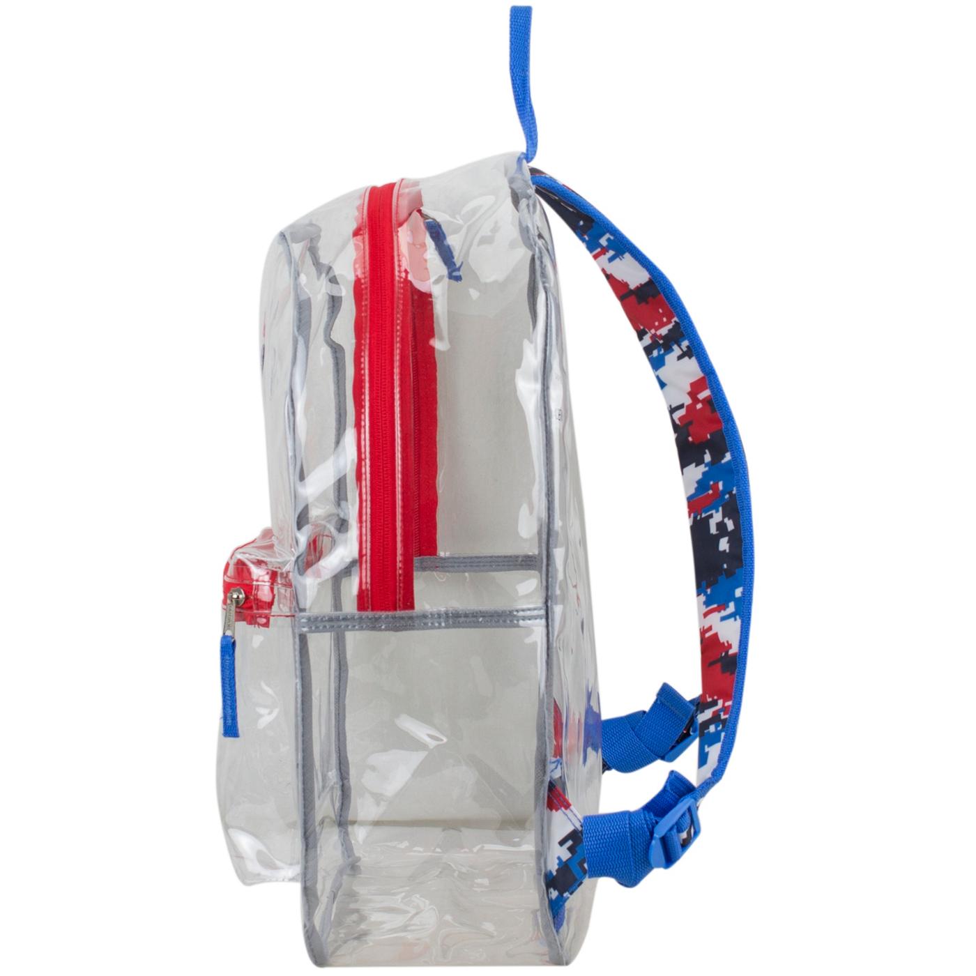 Eastsport Transparent Large Backpack with Static Camo Straps; image 3 of 4