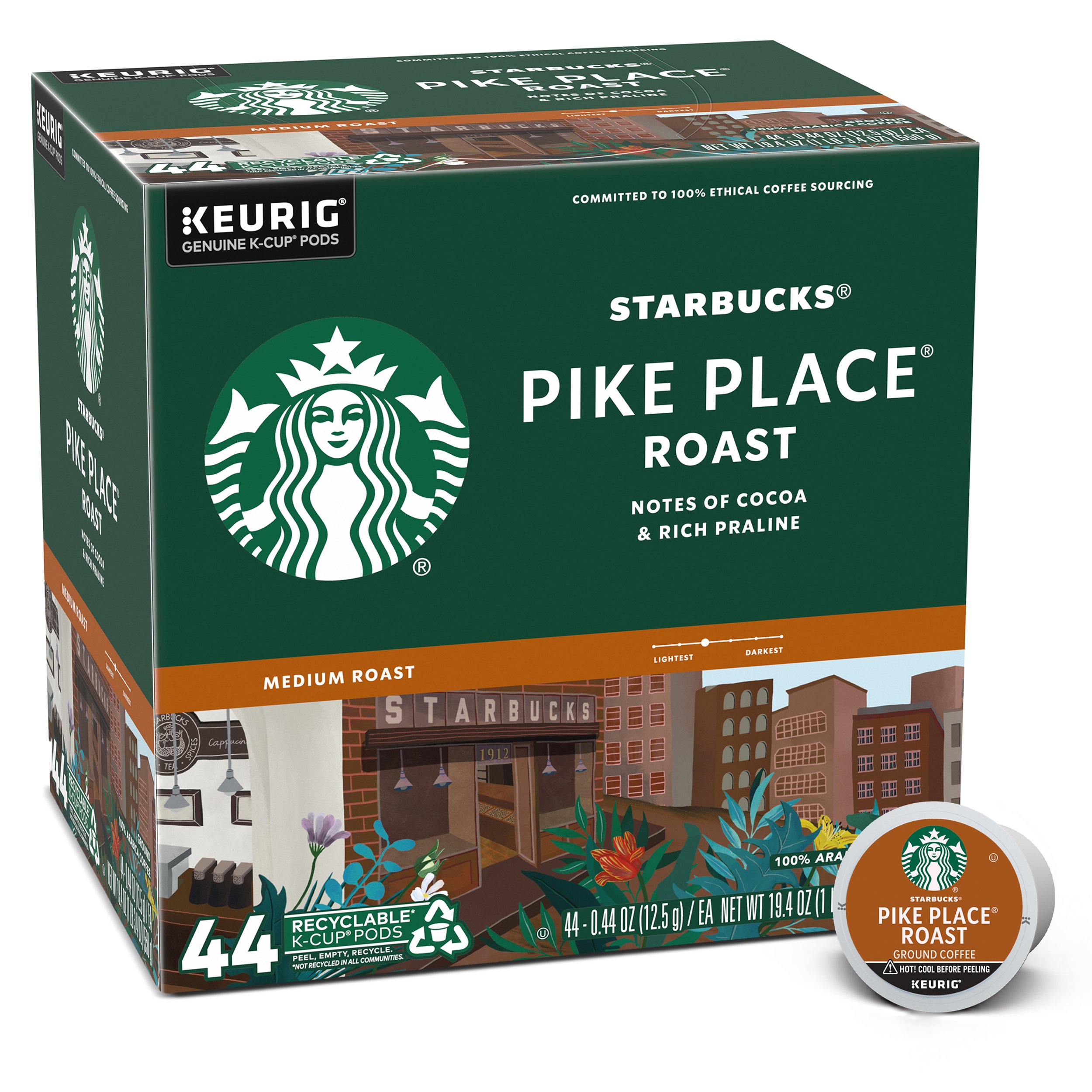 Starbucks Pikes Place Medium Roast Single Serve Coffee K Cups Shop